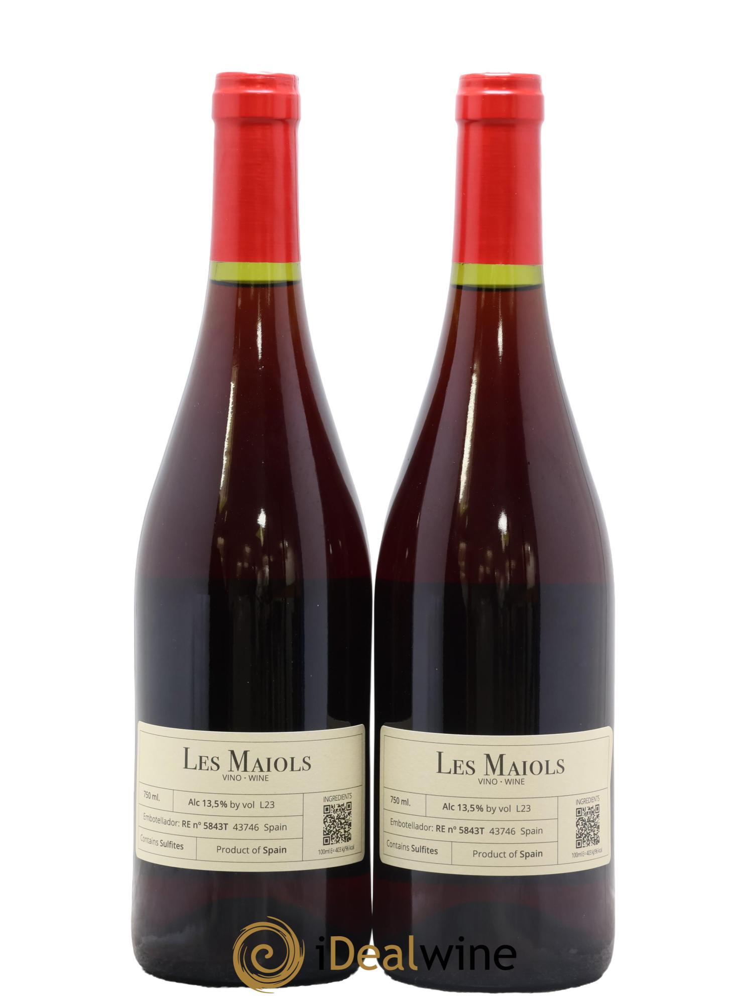 Viño de España Celler Joan d'Anguera Les Maiols 2023 - Lot de 2 bouteilles - 1