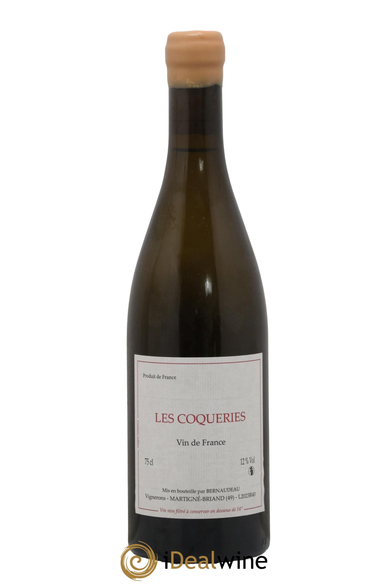 Vin de France Les Coqueries Stéphane Bernaudeau (Domaine) 2023 - Lot de 1 bouteille - 0