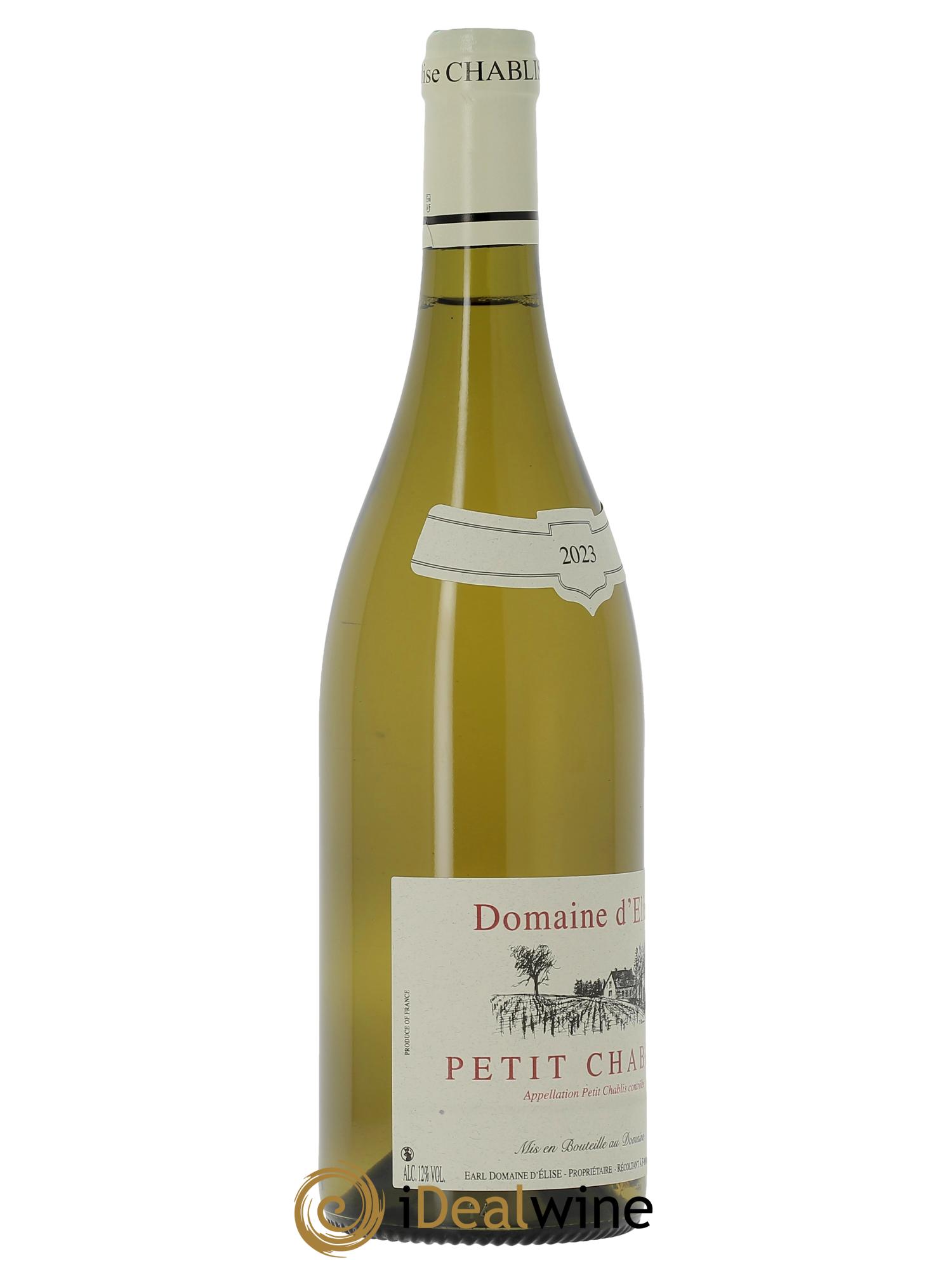 Petit Chablis Elise (Domaine d')  2023 - Lot de 1 bouteille - 2