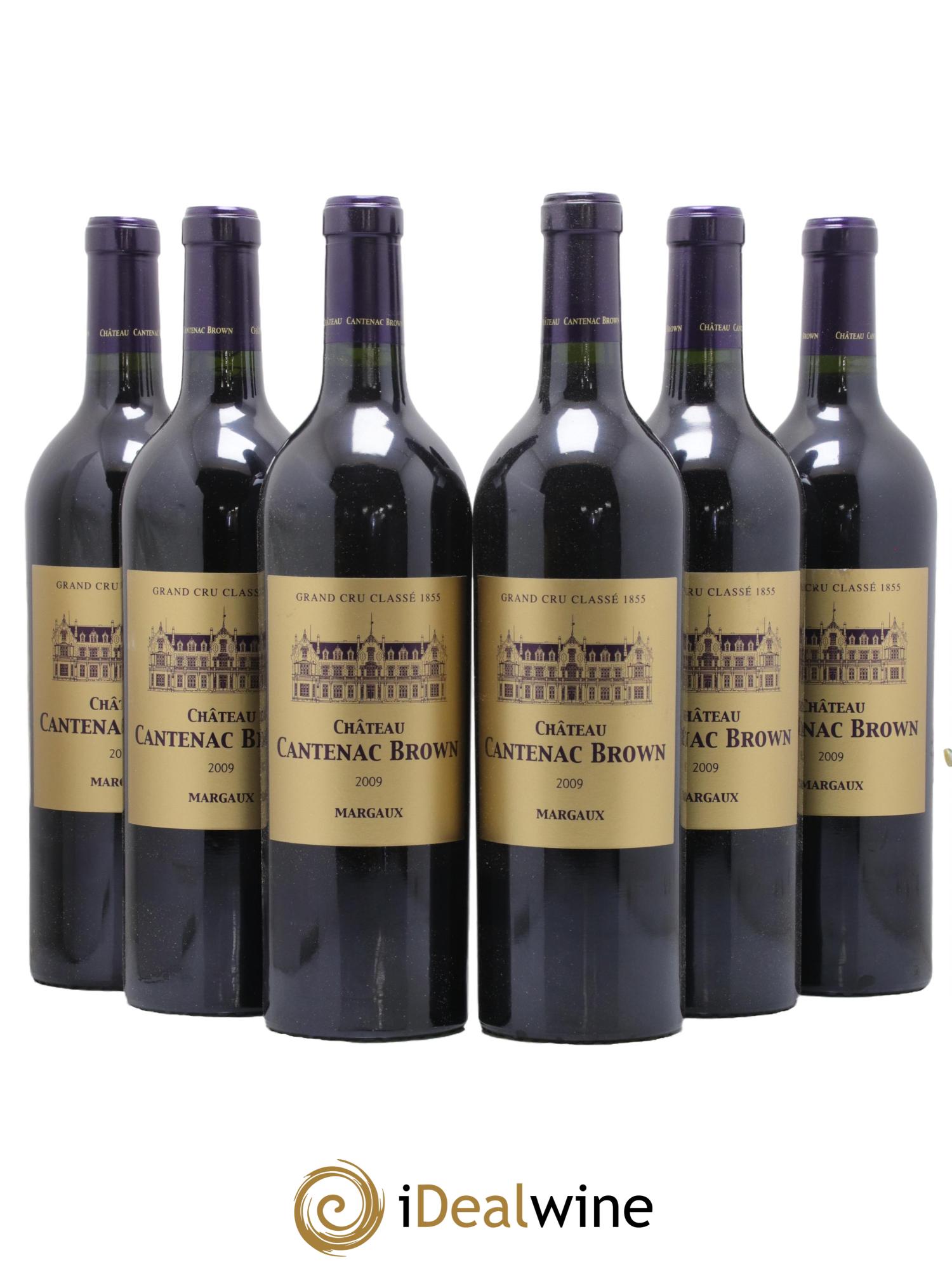 Château Cantenac Brown 3ème Grand Cru Classé 2009 - Lot de 6 bouteilles - 0