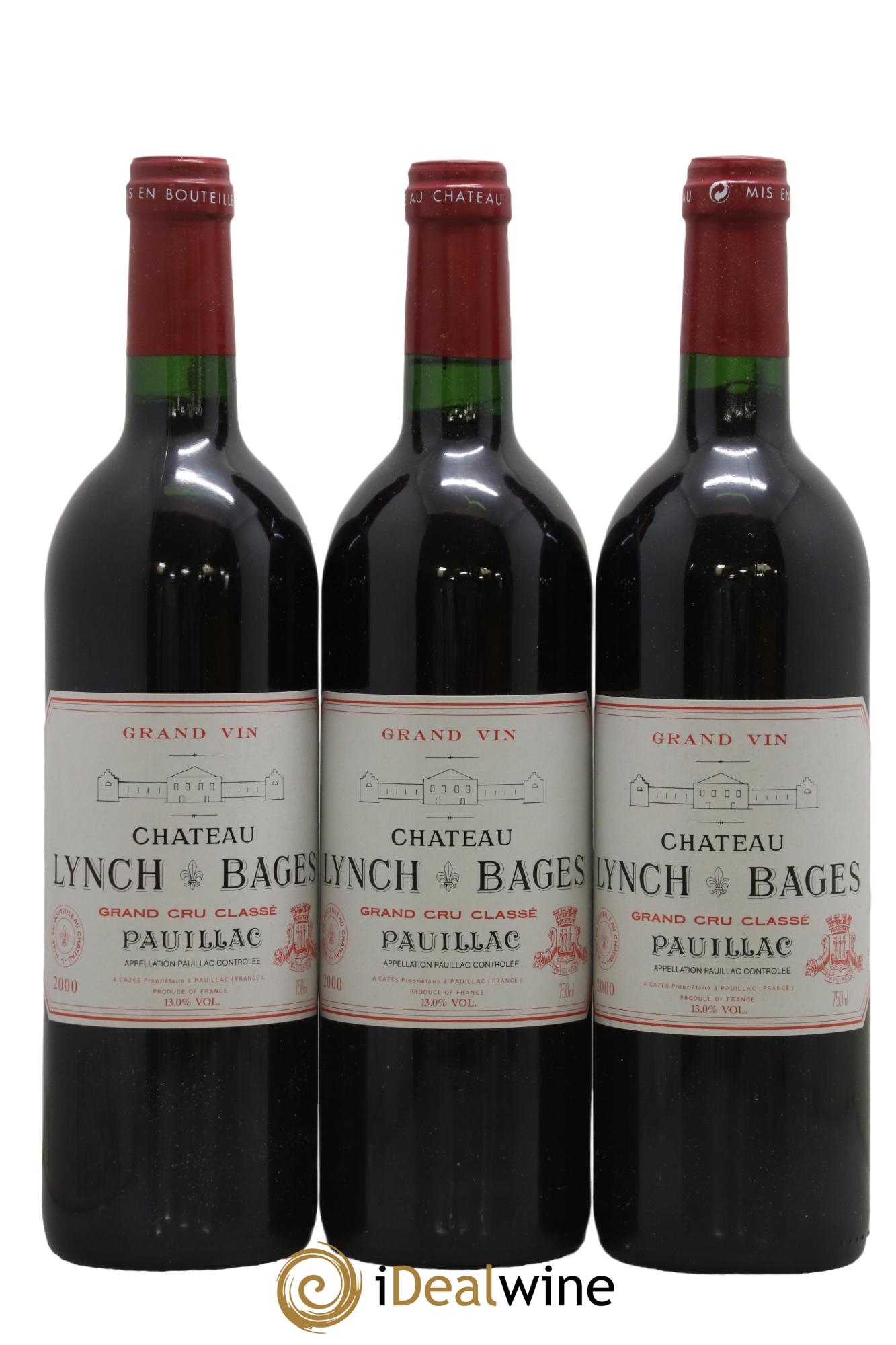 Château Lynch Bages 5ème Grand Cru Classé 2000 - Lot of 12 bottles - 1