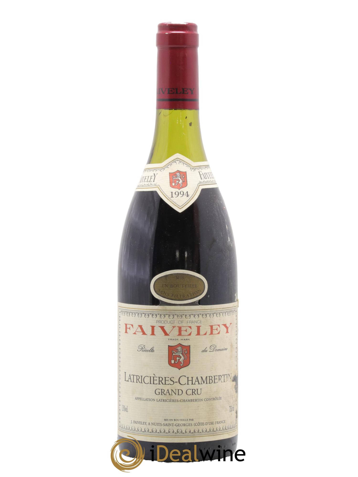 Latricières-Chambertin Grand Cru Faiveley 1994 - Lot de 1 bouteille - 0
