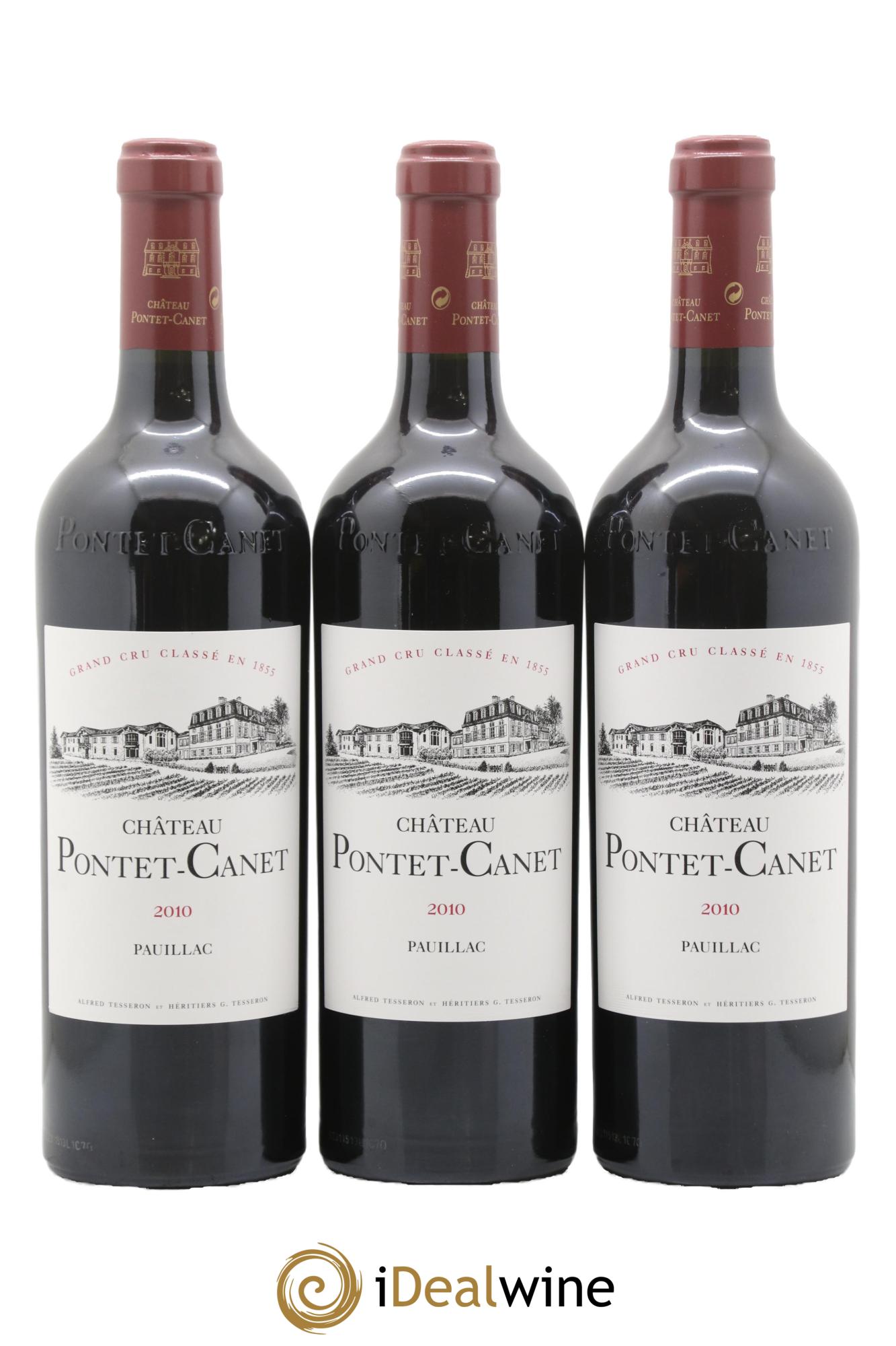 Château Pontet Canet 5ème Grand Cru Classé 2010 - Posten von 12 Flaschen - 5