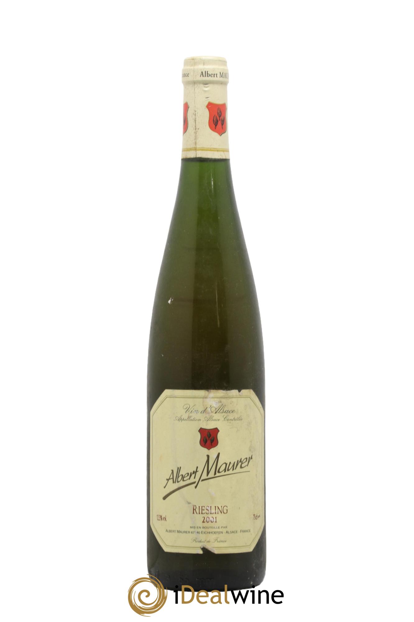 Alsace Riesling Albert Maurer 2001 - Posten von 1 Flasche - 0