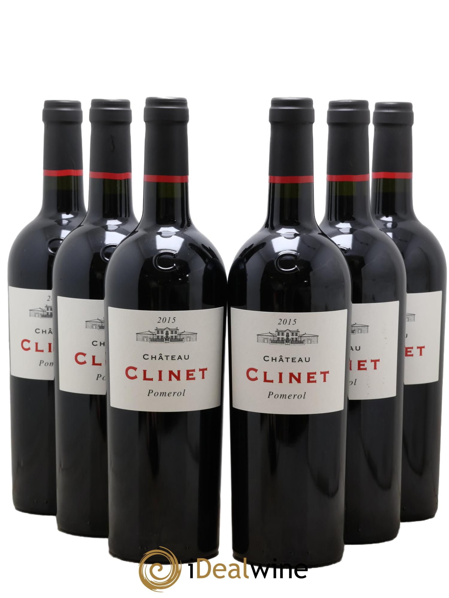 Château Clinet 2015 - Lotto di 6 bottiglie - 0
