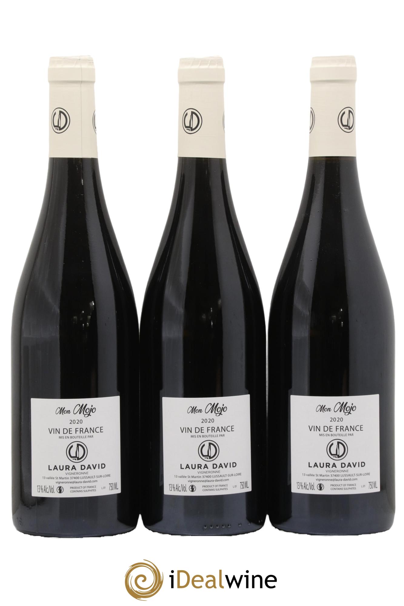 Vin de France Mon Mojo Laura David 2020 - Lot de 3 bouteilles - 1