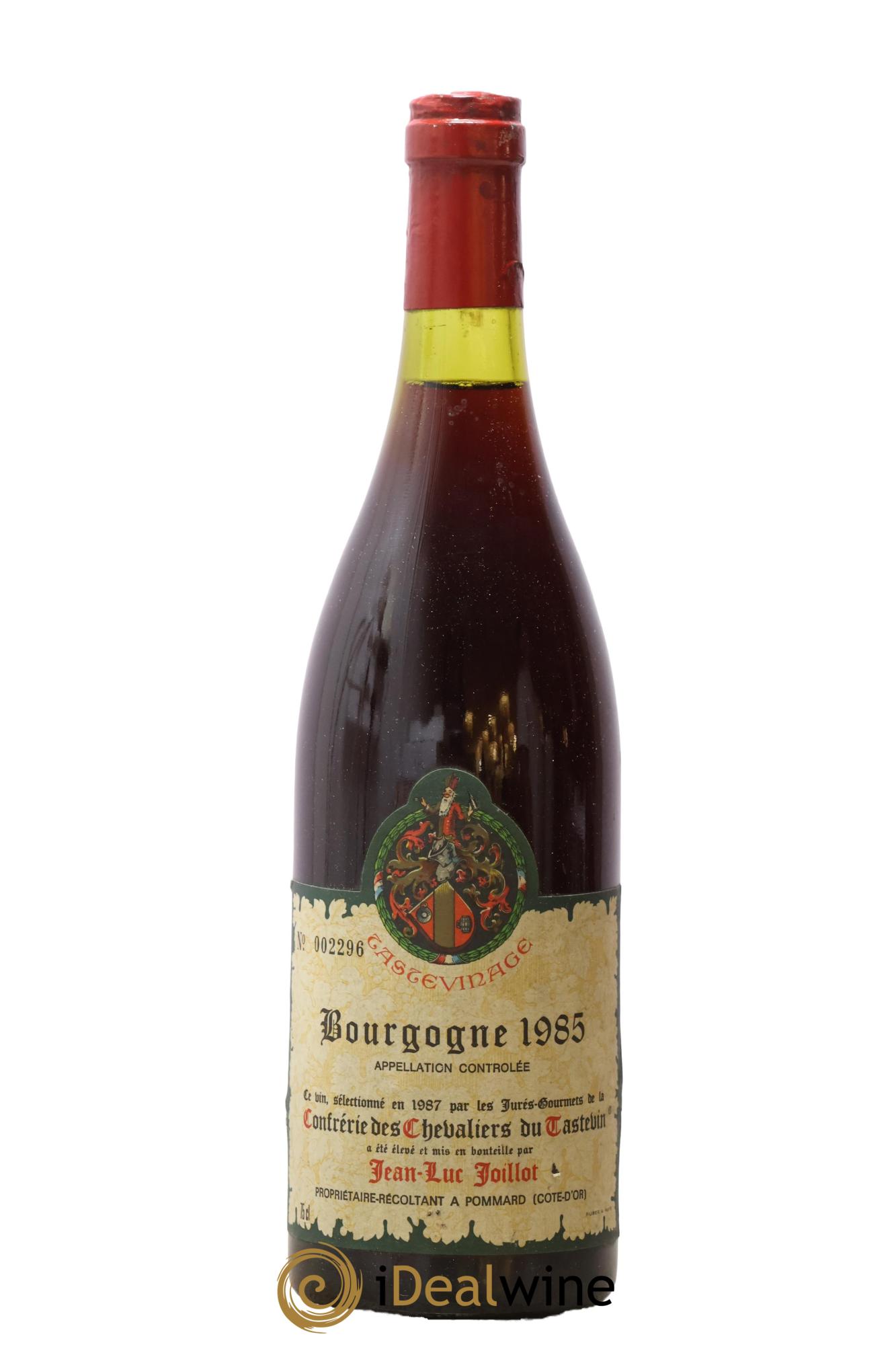 Bourgogne Confrérie Des Chevaliers Du Tastevin Par Jean Luc Joillot Tastevinage 1985 - Posten von 1 Flasche - 0