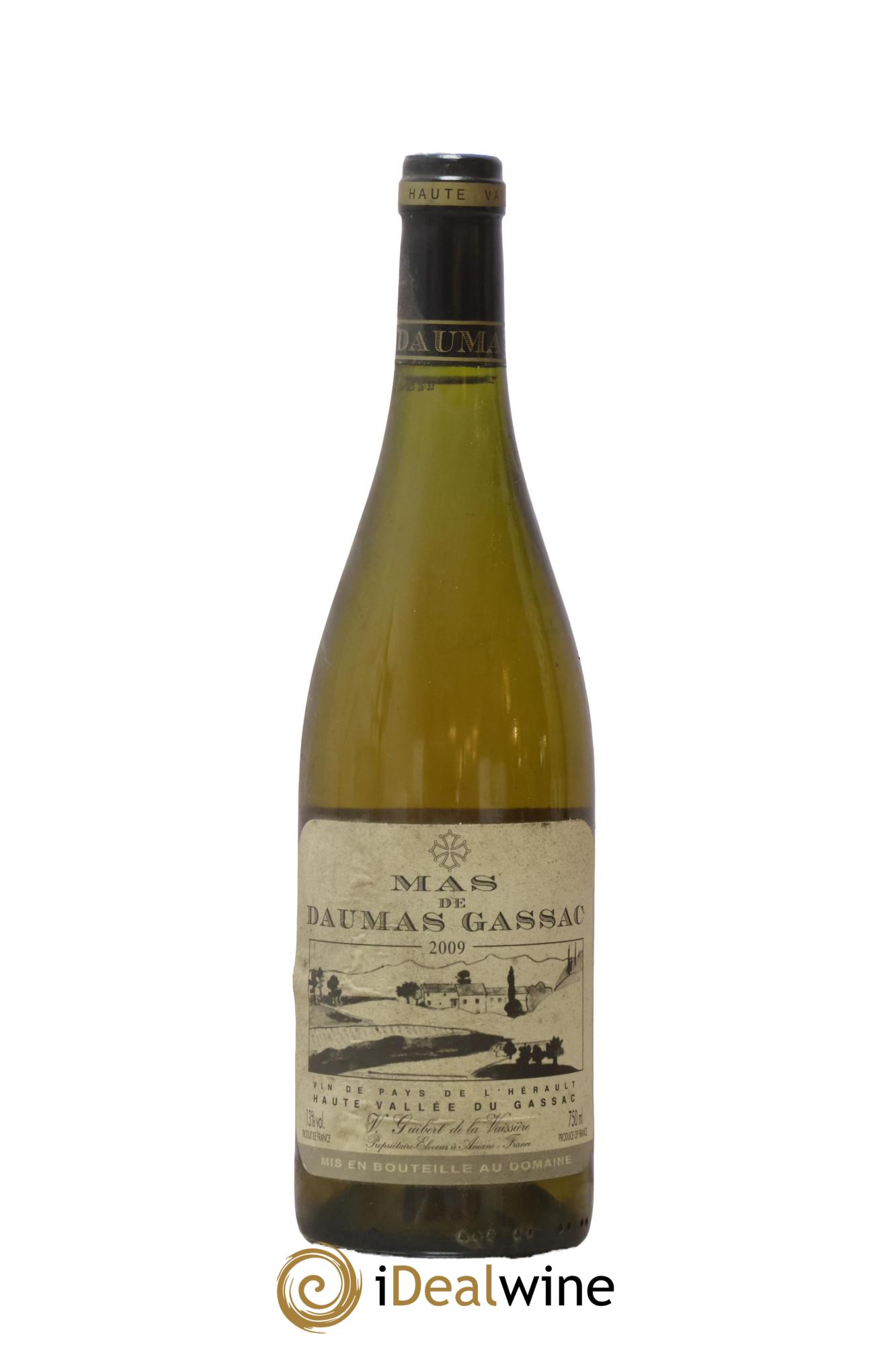 IGP St Guilhem-le-Désert - Cité d'Aniane Mas Daumas Gassac Famille Guibert de La Vaissière 2009 - Lot de 1 bouteille - 0