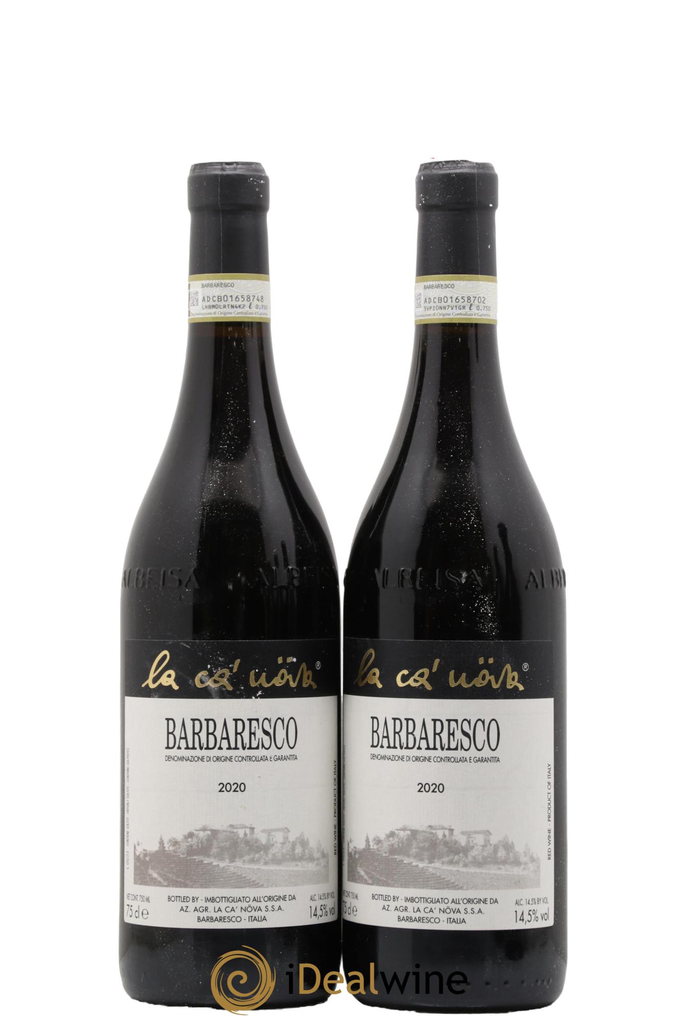 Barbaresco DOCG La Ca' Nova 2020 - Lot de 2 bouteilles - 0