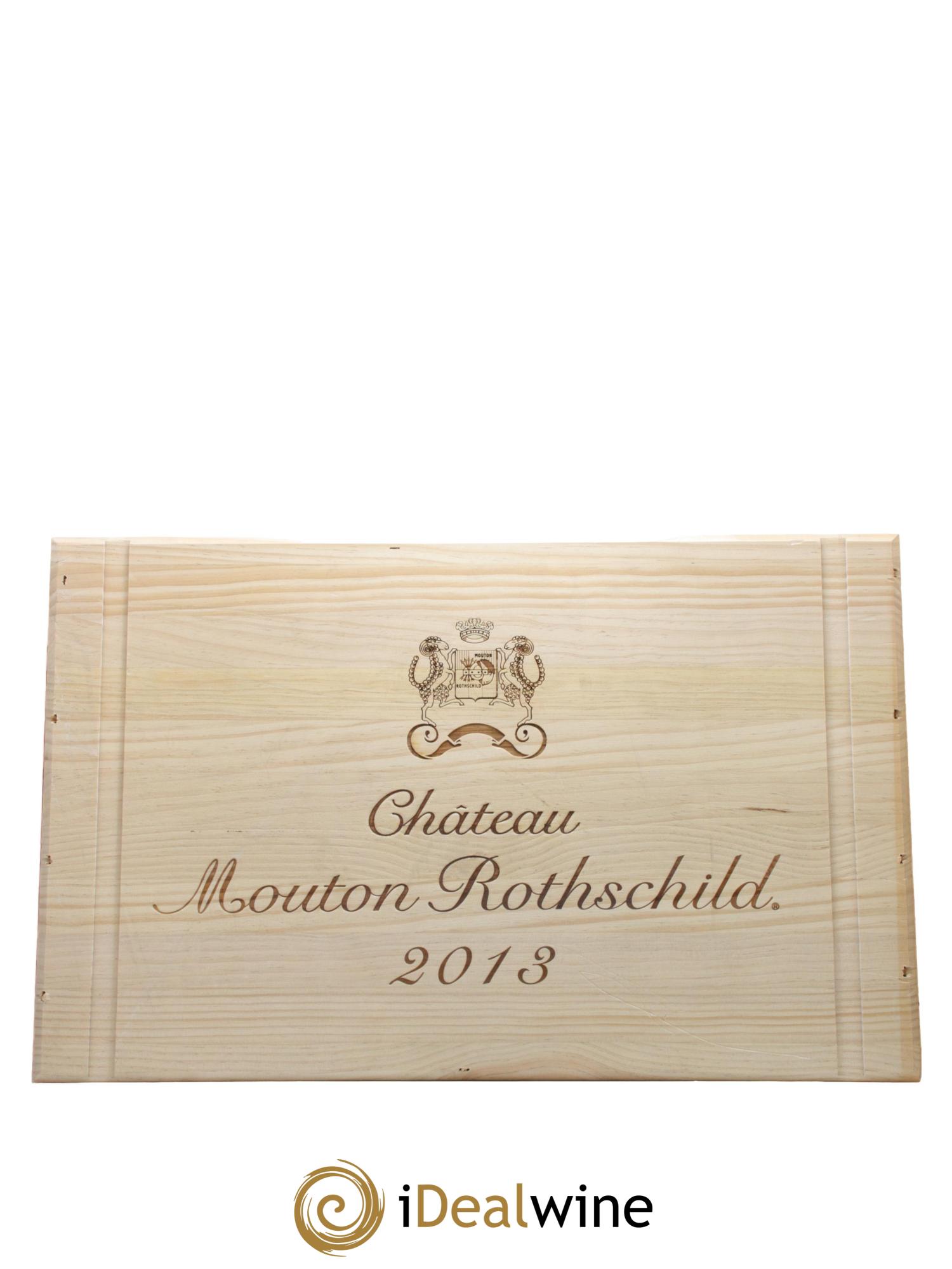 Château Mouton Rothschild 1er Grand Cru Classé  2013 - Lot de 6 bouteilles - 6