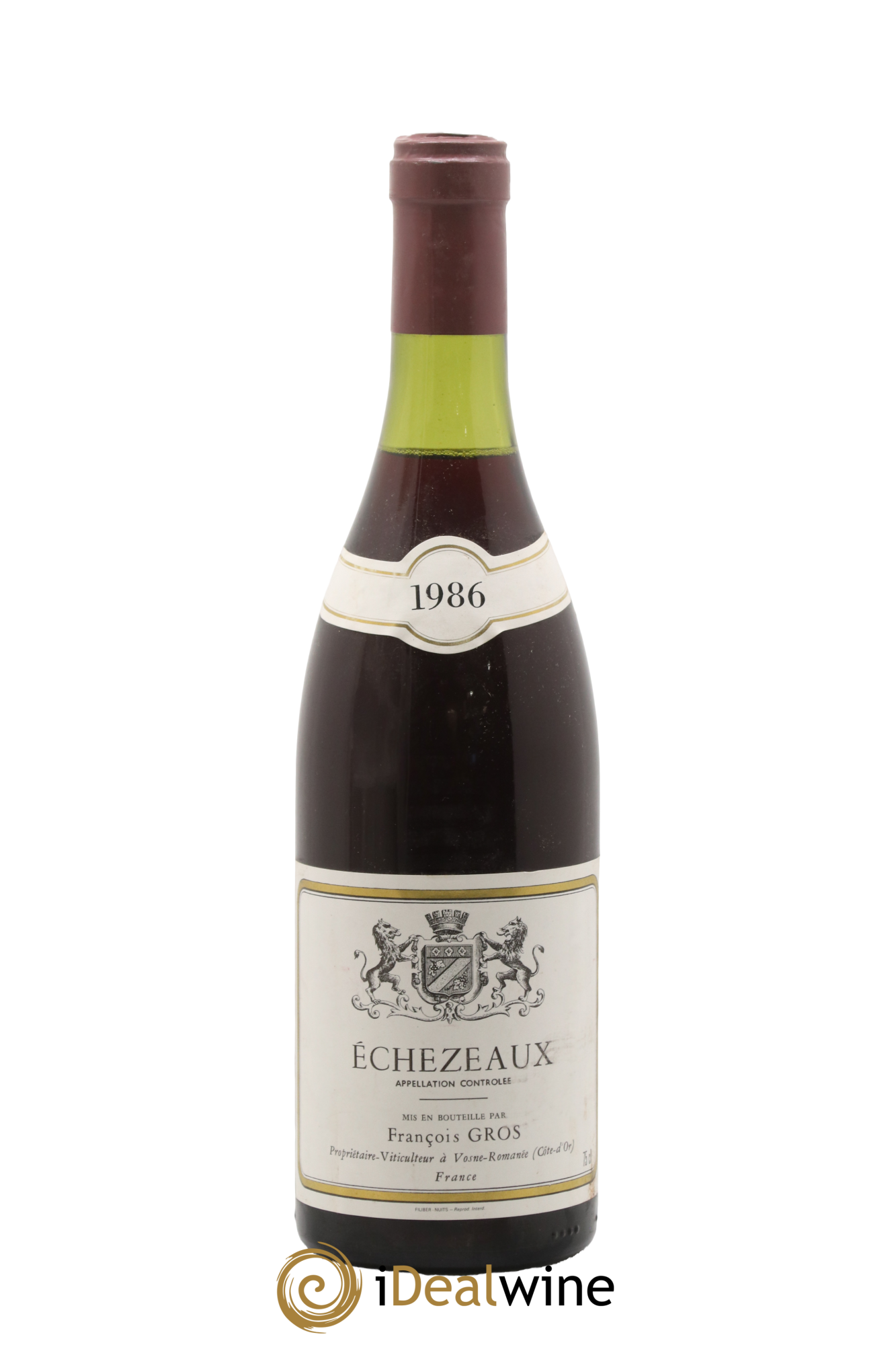 Echezeaux Grand Cru Domaine François Gros 1986 - Lot de 1 bouteille - 0