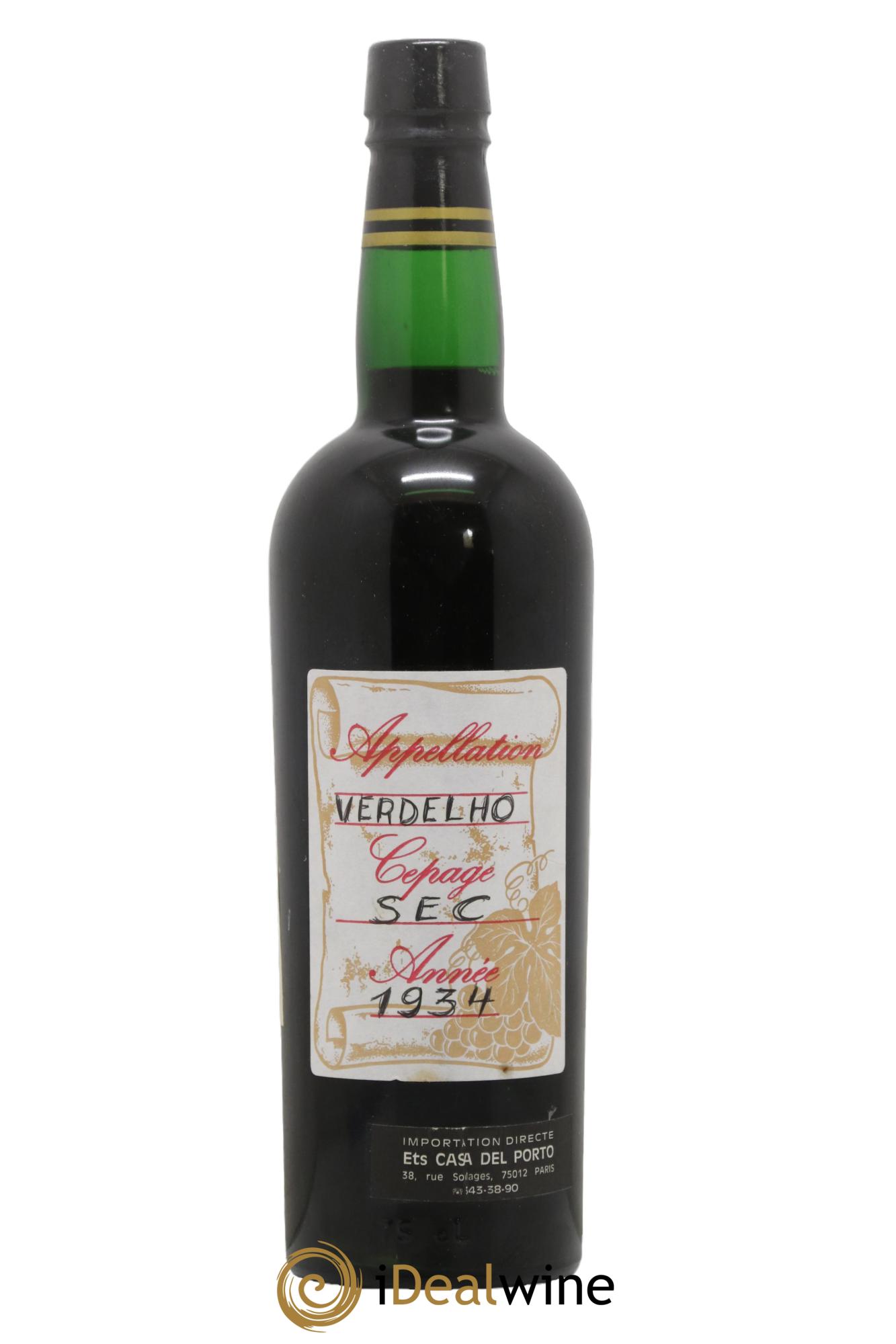 Madère LDA Verdelho Henriques Abd Henriques 1934 - Lot de 1 bouteille - 1