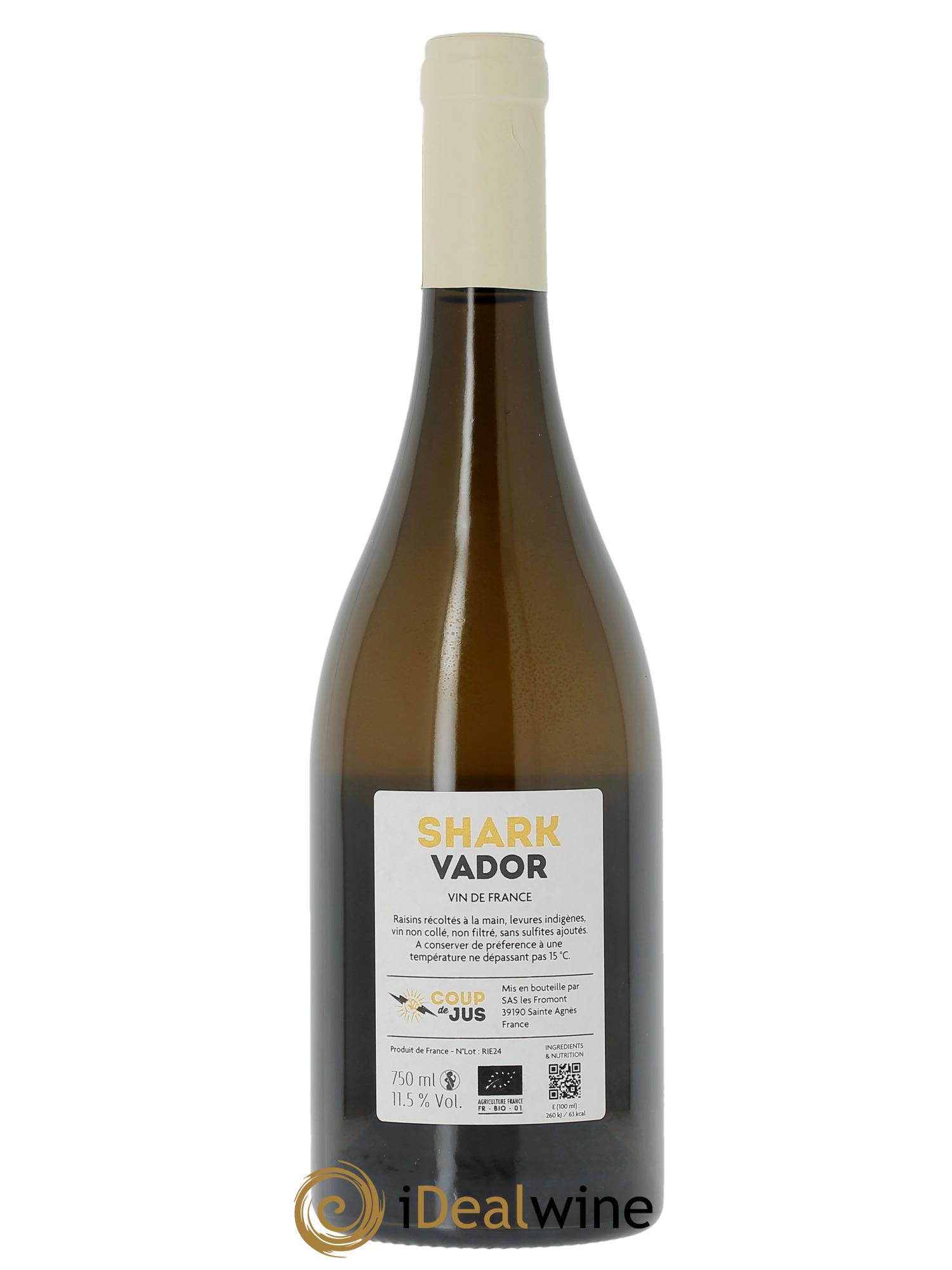 Vin de France Coup de jus Shark Marnes Blanches (Domaine des) 2024 - Posten von 1 Flasche - 2
