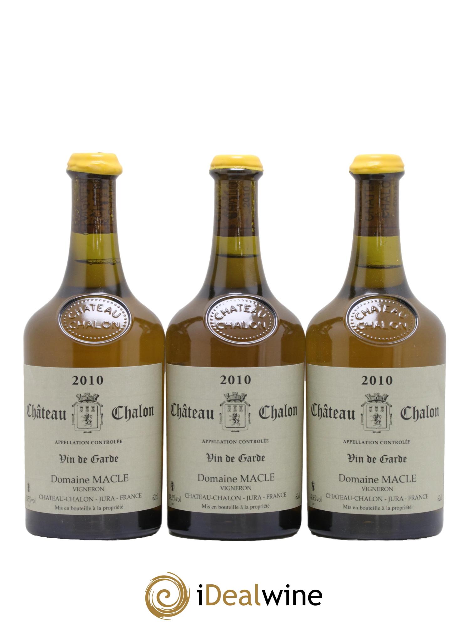 Château-Chalon Jean Macle 2010 - Lot de 3 clavelins - 0