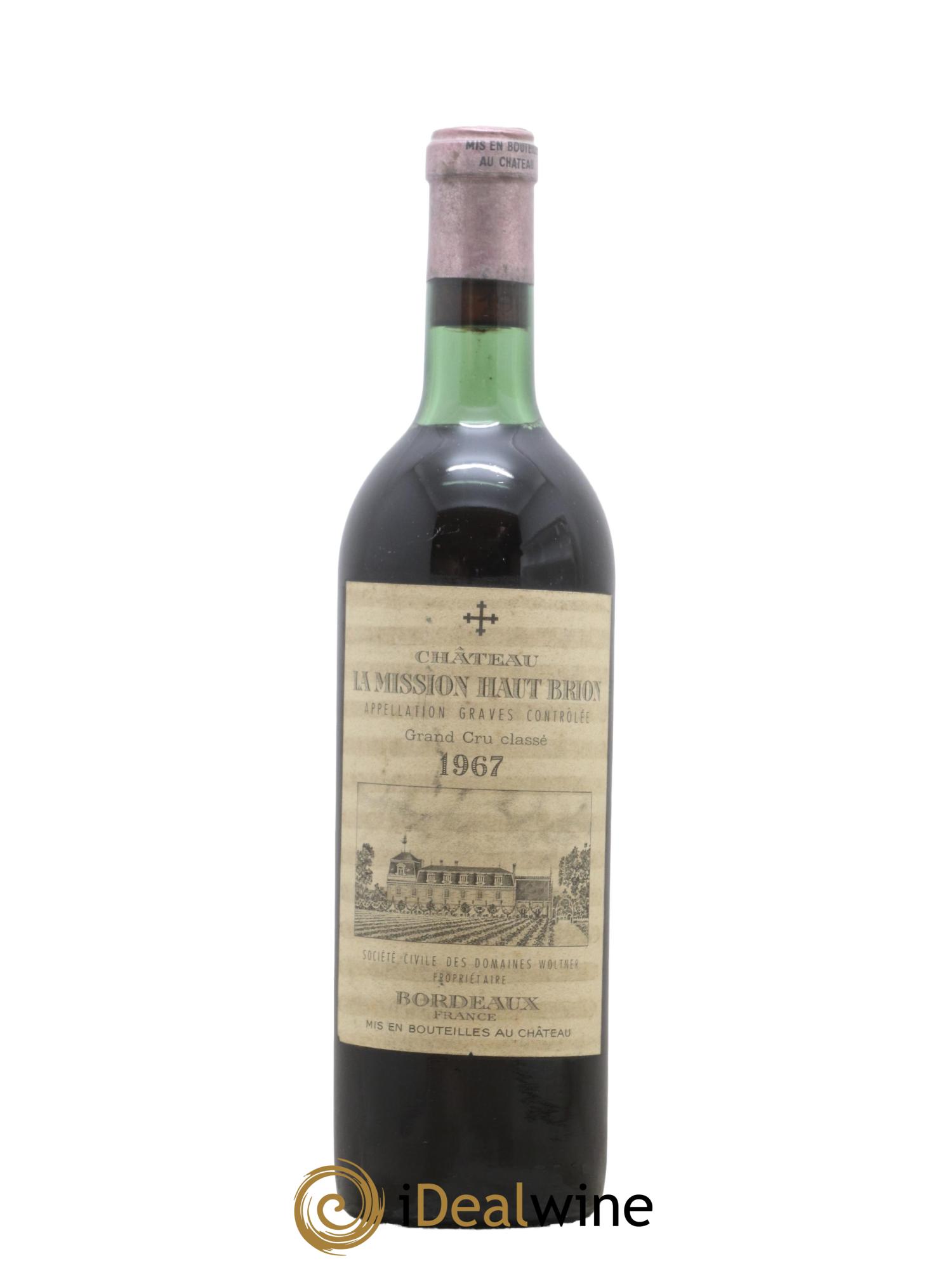 Château la Mission Haut-Brion Cru Classé de Graves 1967 - Lot of 1 bottle - 0