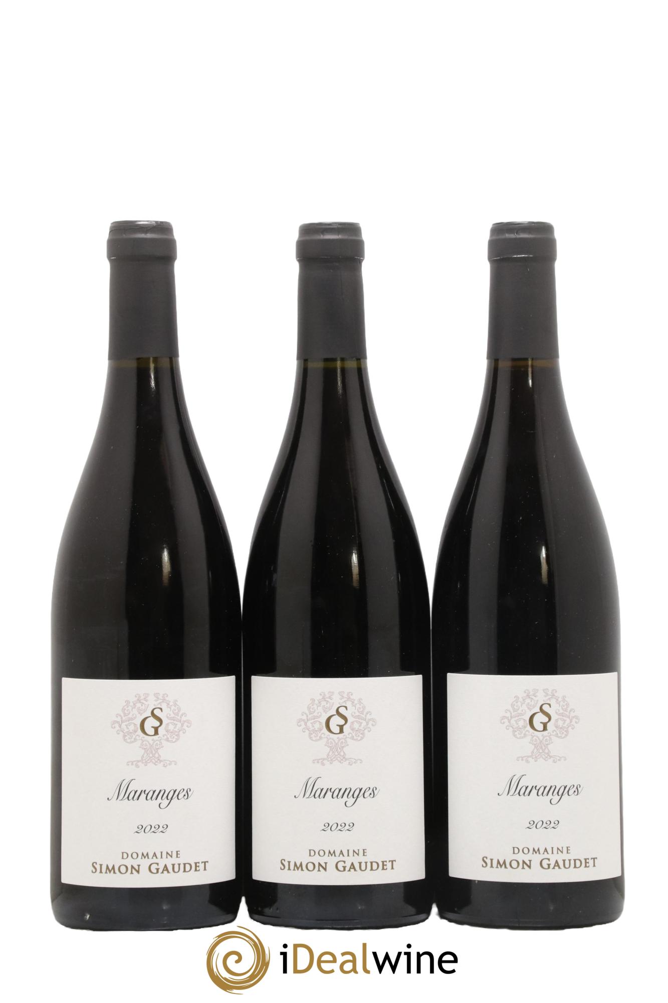 Maranges Domaine Simon Gaudet 2022 - Lot de 3 bouteilles - 0