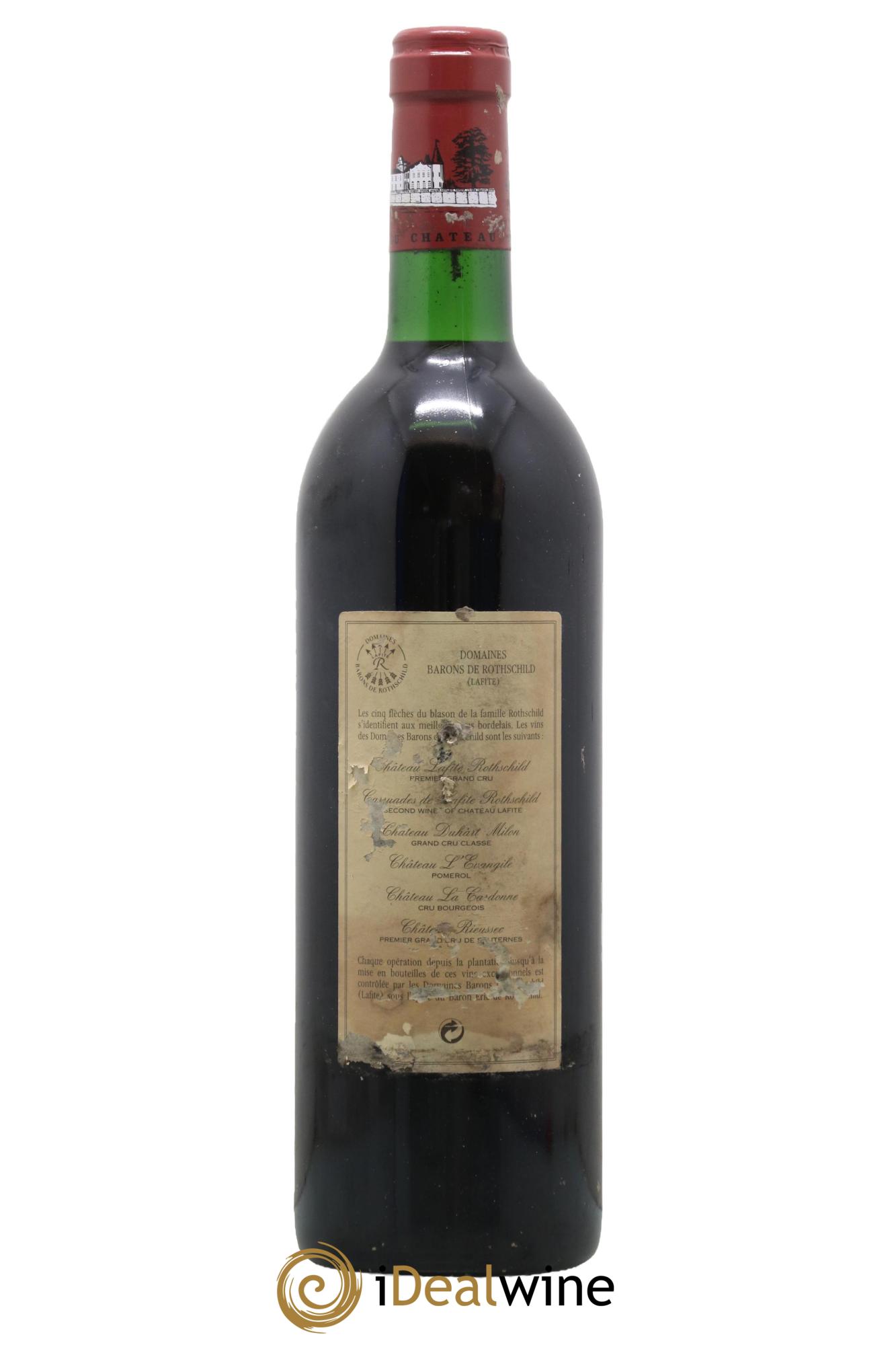 Château Lafite Rothschild 1er Grand Cru Classé 1991 - Lot de 1 bouteille - 1