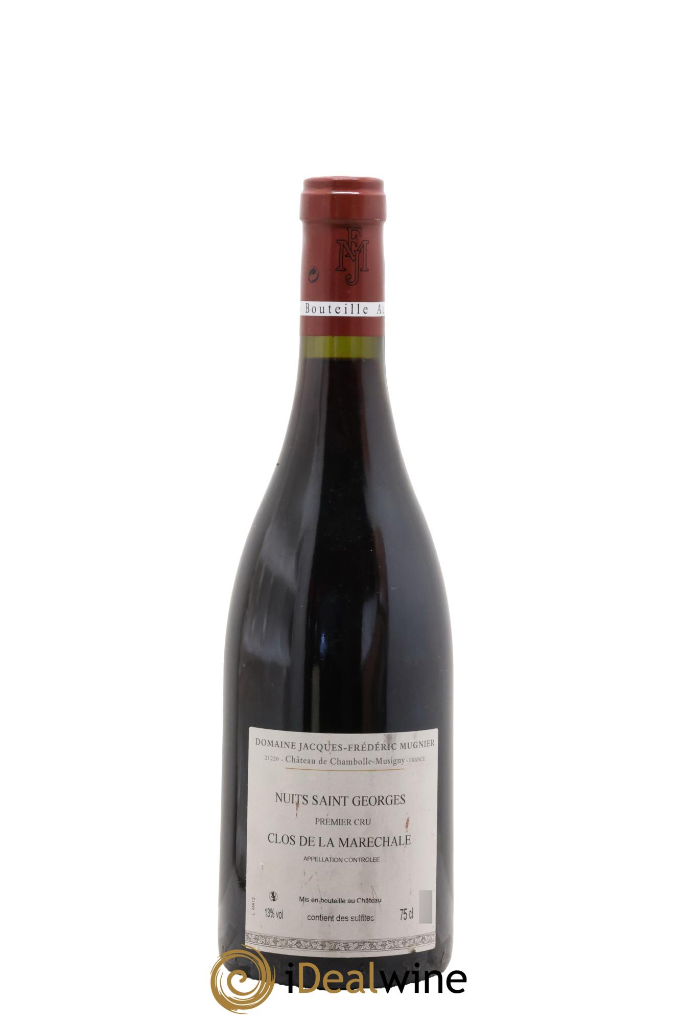 Nuits-Saint-Georges 1er Cru Clos De La Maréchale Jacques Frédéric Munier 2012 - Lotto di 1 bottiglia - 1