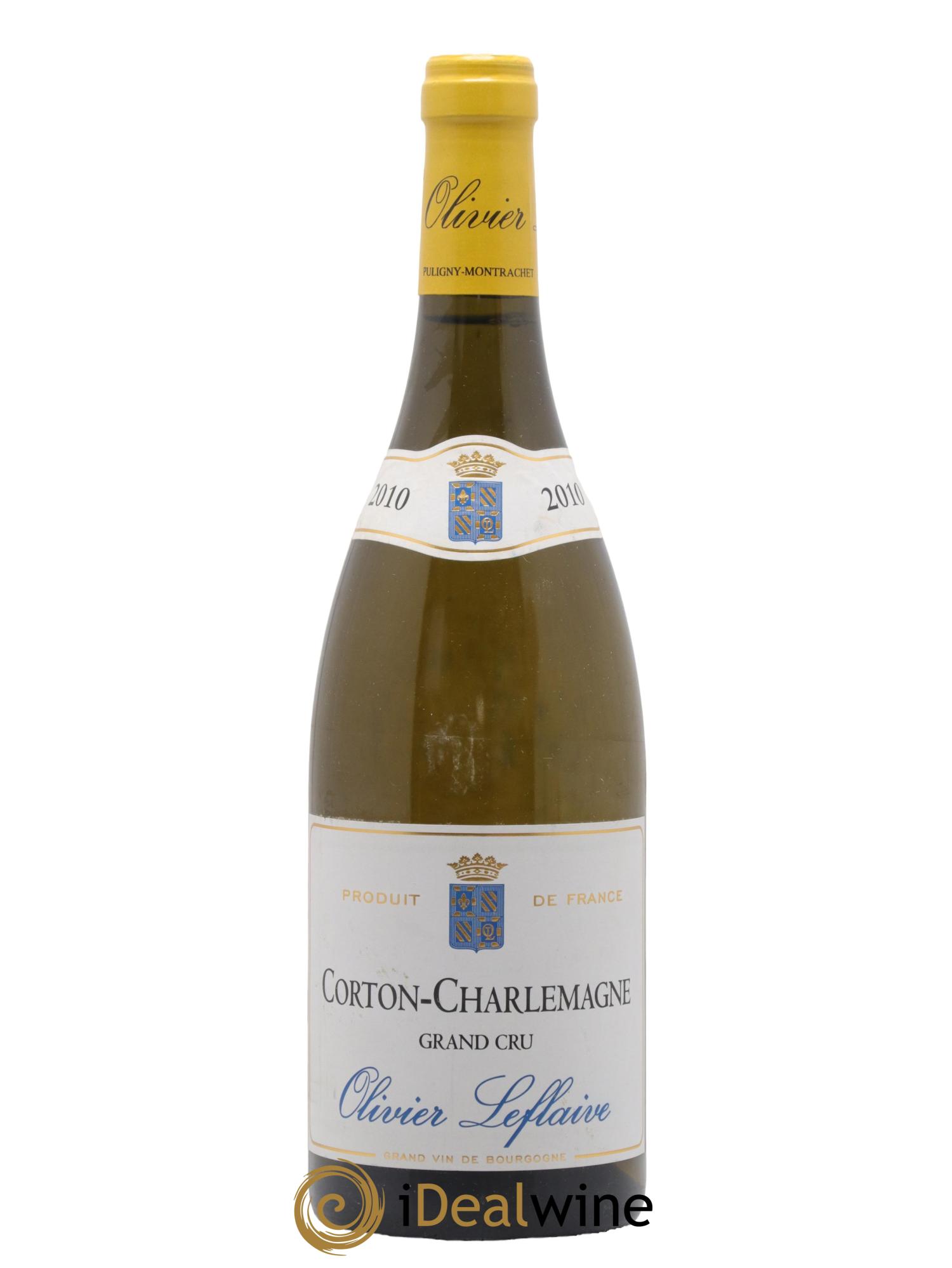 Corton-Charlemagne Grand Cru Olivier Leflaive 2010 - Lot de 1 bouteille - 0