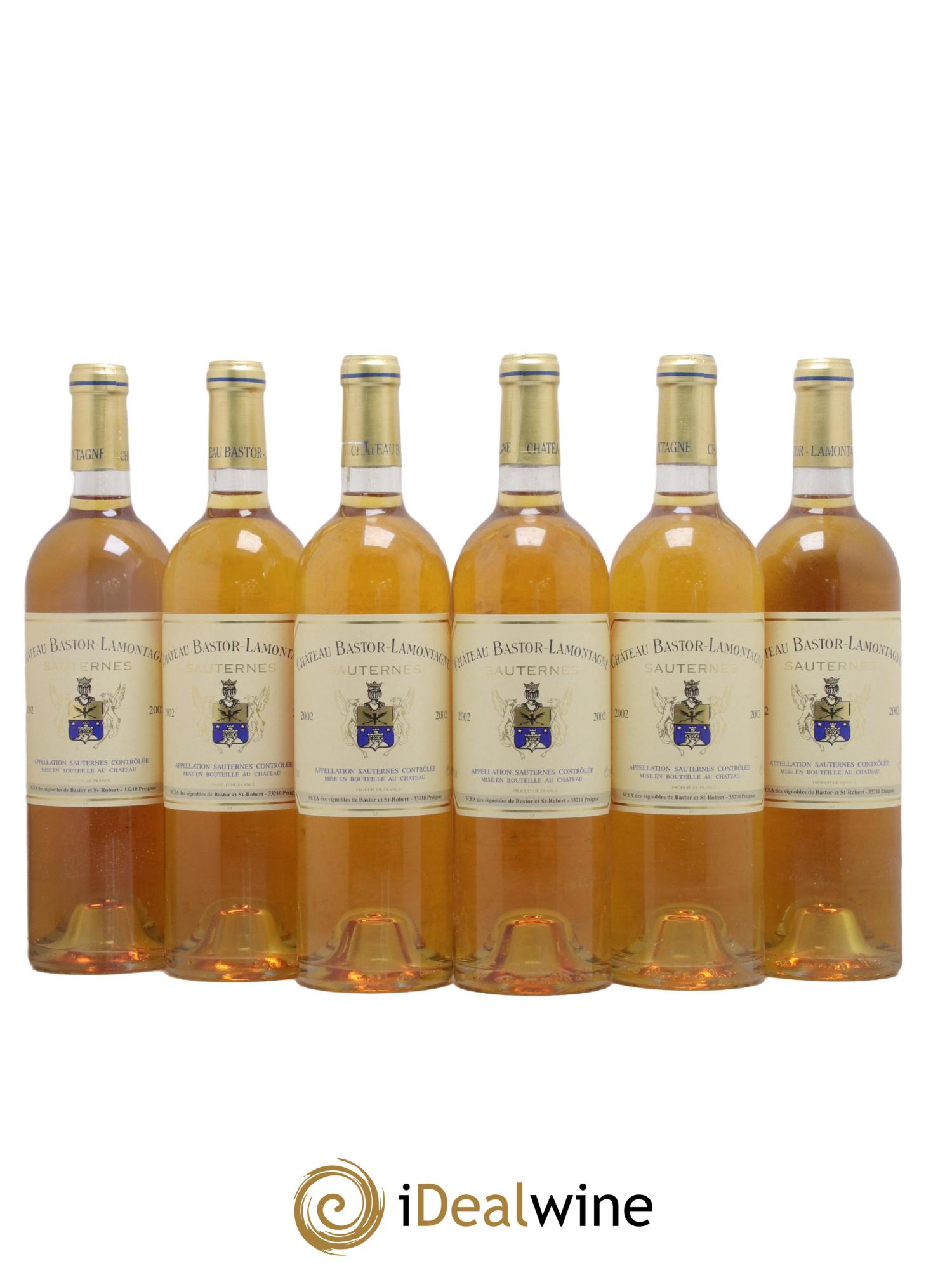 Château Bastor Lamontagne 2002 - Lot of 6 bottles - 0