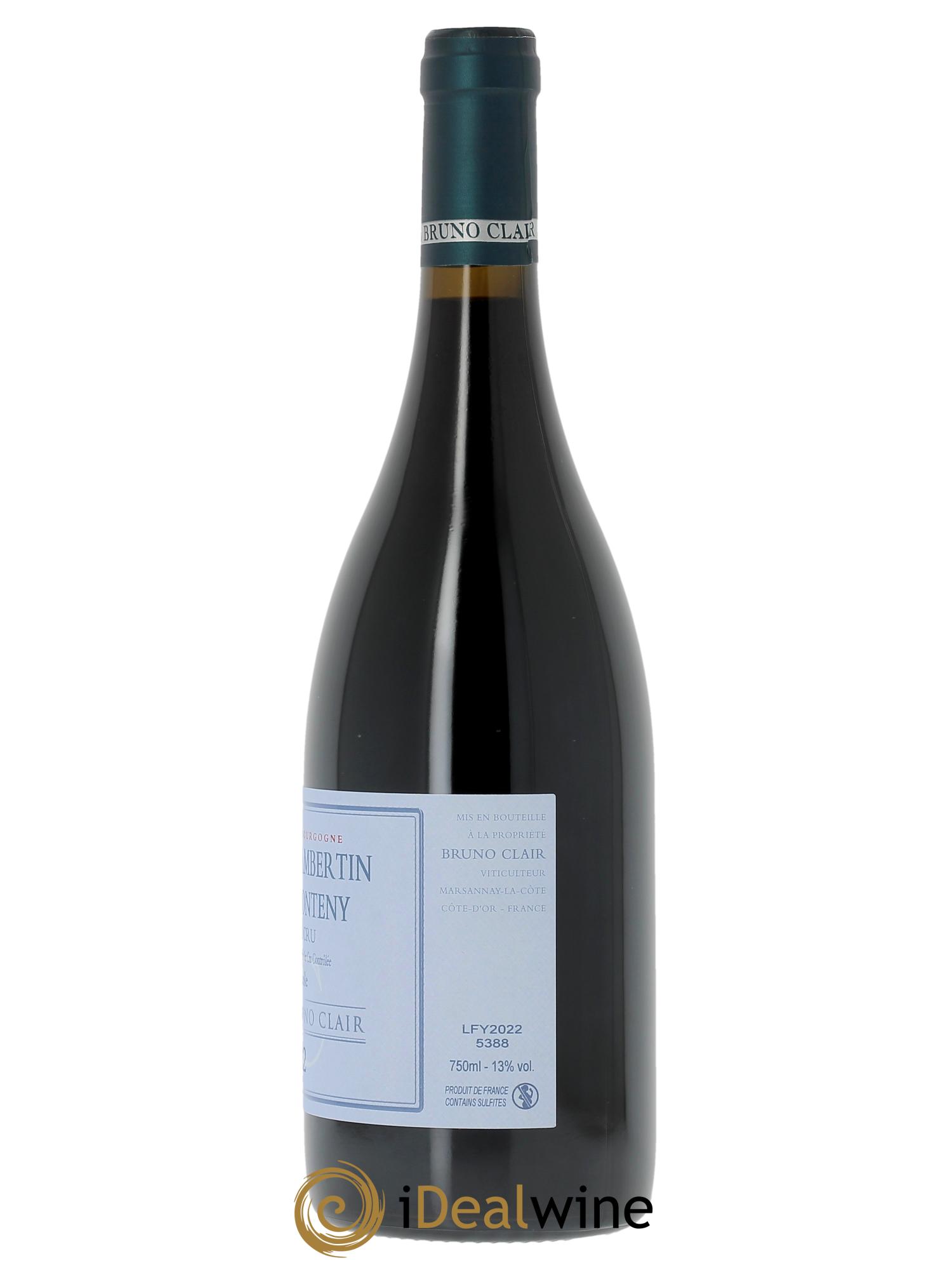 Gevrey-Chambertin 1er Cru Clos du Fonteny Bruno Clair (Domaine)  2022 - Lot of 1 bottle - 1