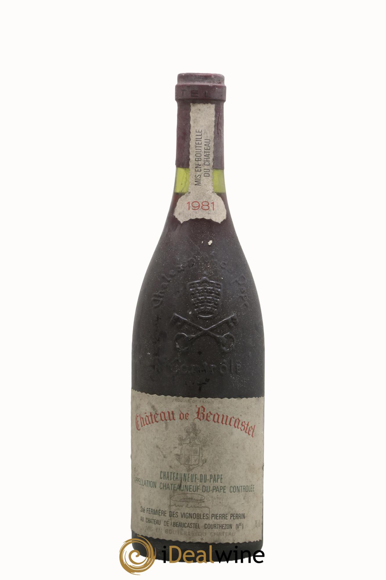 Châteauneuf-du-Pape Château de Beaucastel Famille Perrin 1981 - Lot de 1 bouteille - 0