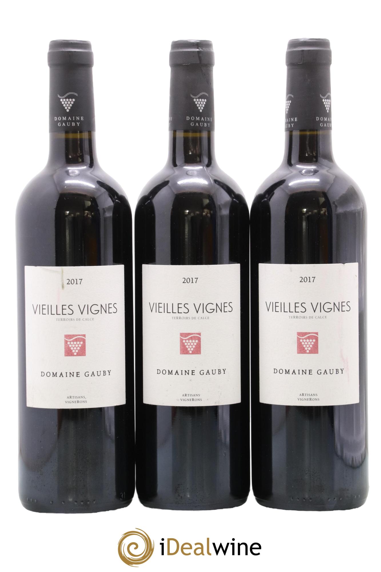 Côtes du Roussillon Villages Vieilles vignes Gauby (Domaine) 2017 - Lot of 3 bottles - 0