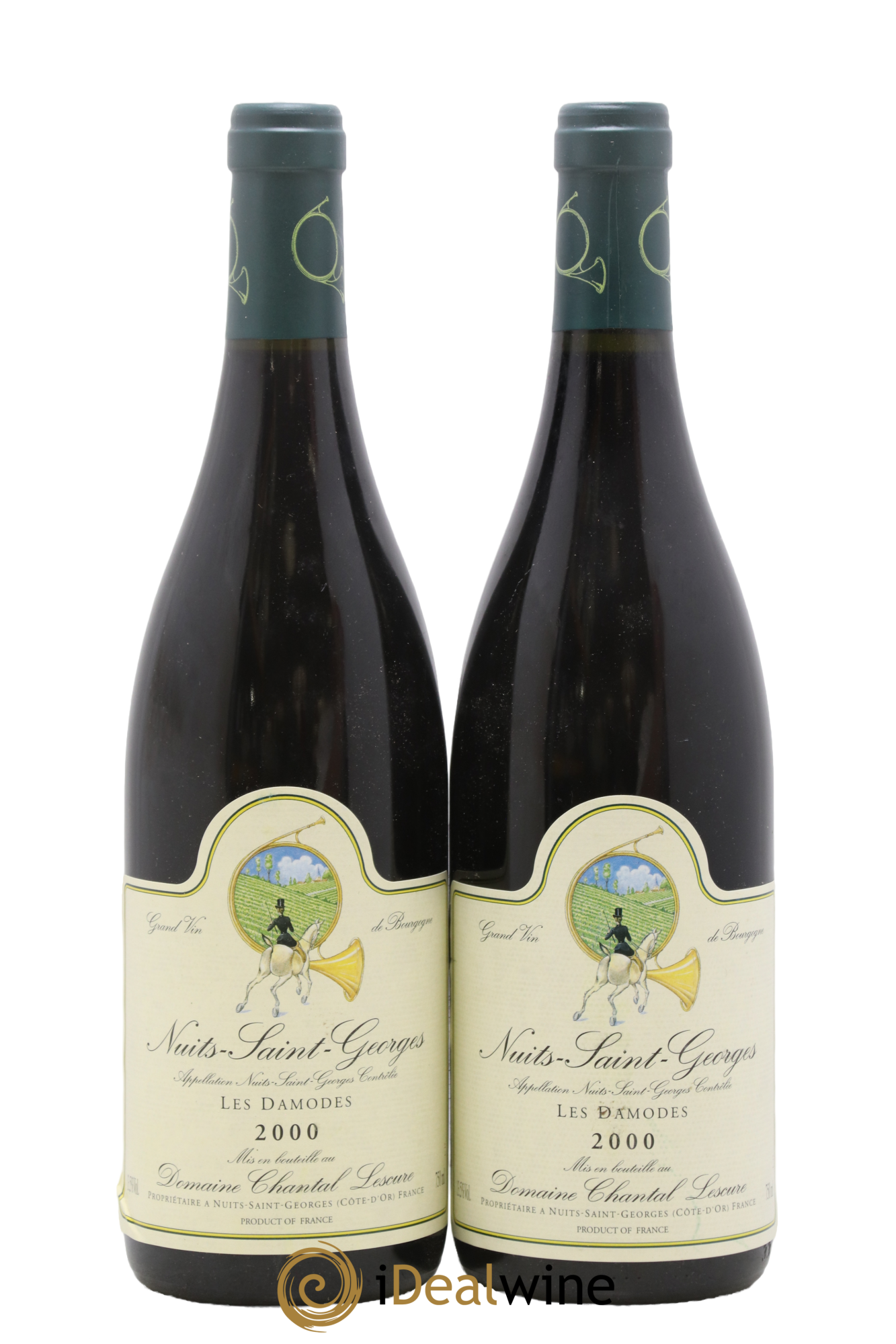 Nuits-Saint-Georges Les Damodes Chantal Lescure 2000 - Lot of 2 bottles - 0