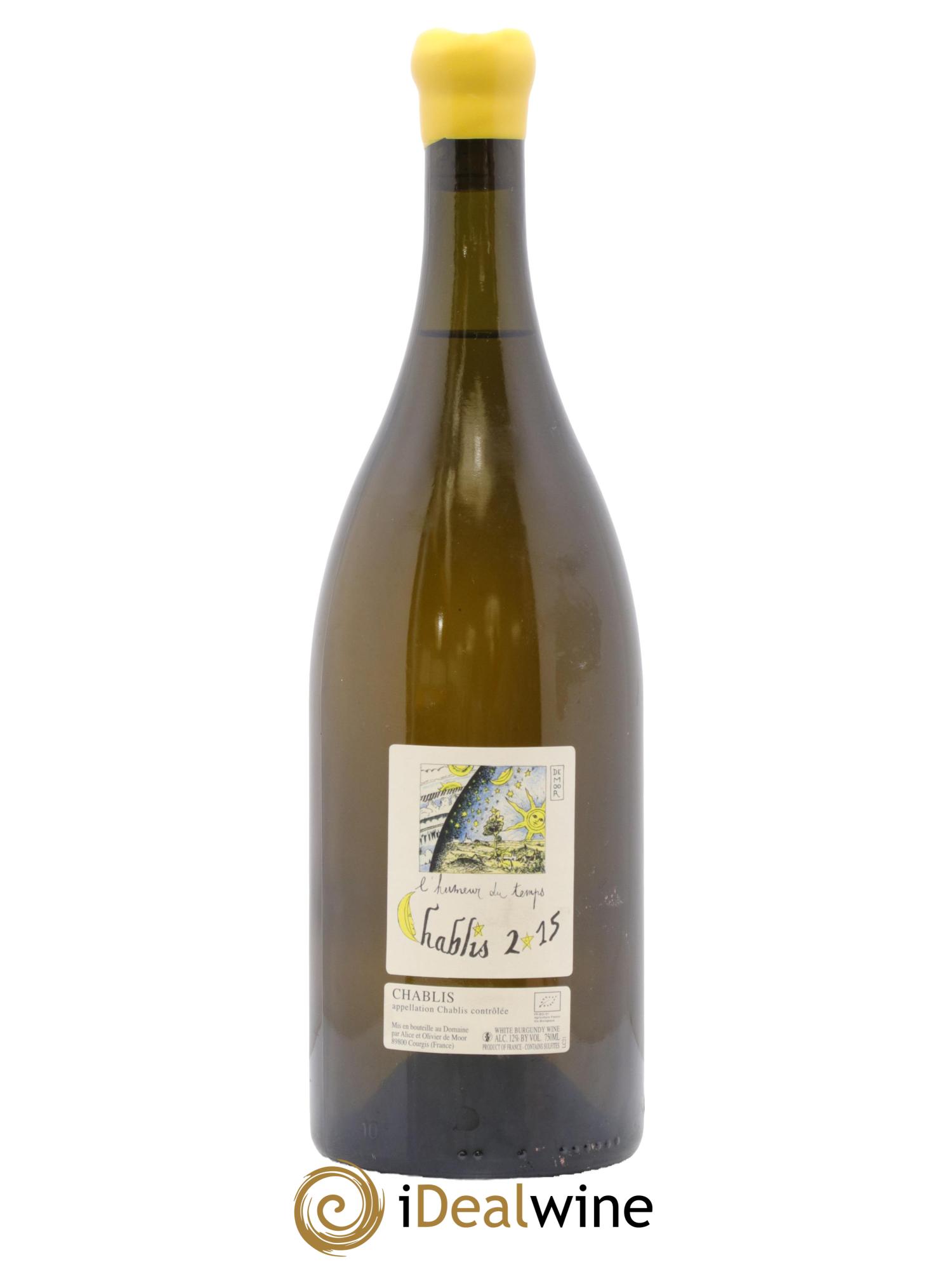 Chablis L'Humeur du Temps Alice et Olivier De Moor 2015 - Lot of 1 magnum - 0