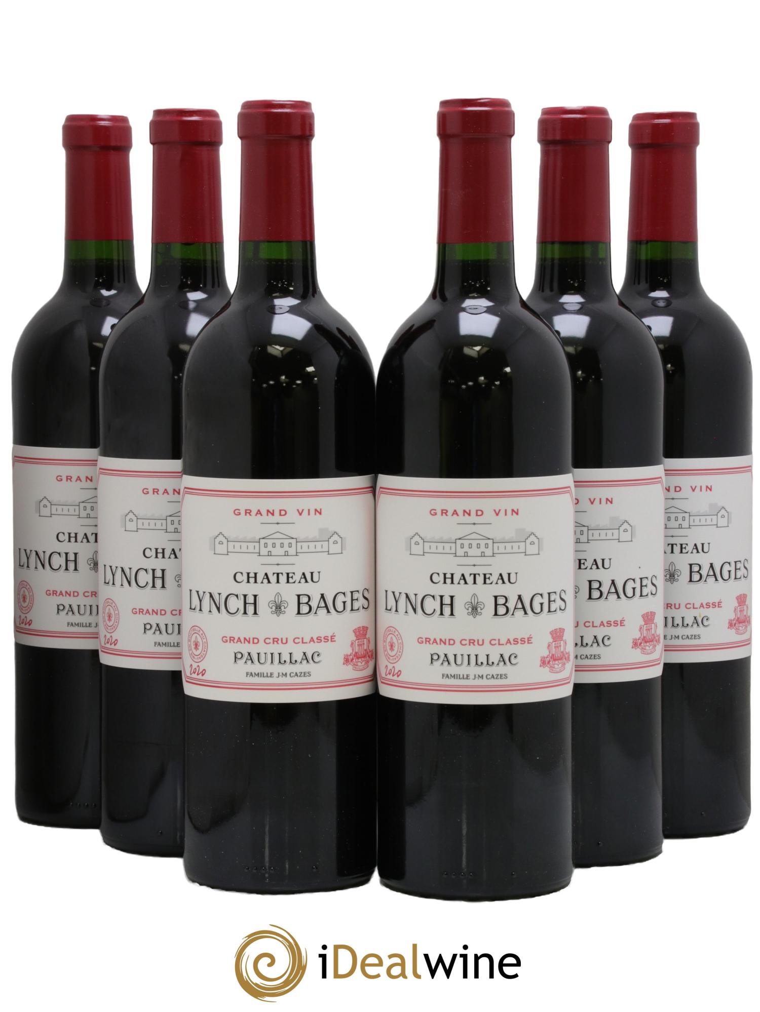 Château Lynch Bages 5ème Grand Cru Classé  2020 - Posten von 6 Flaschen - 0