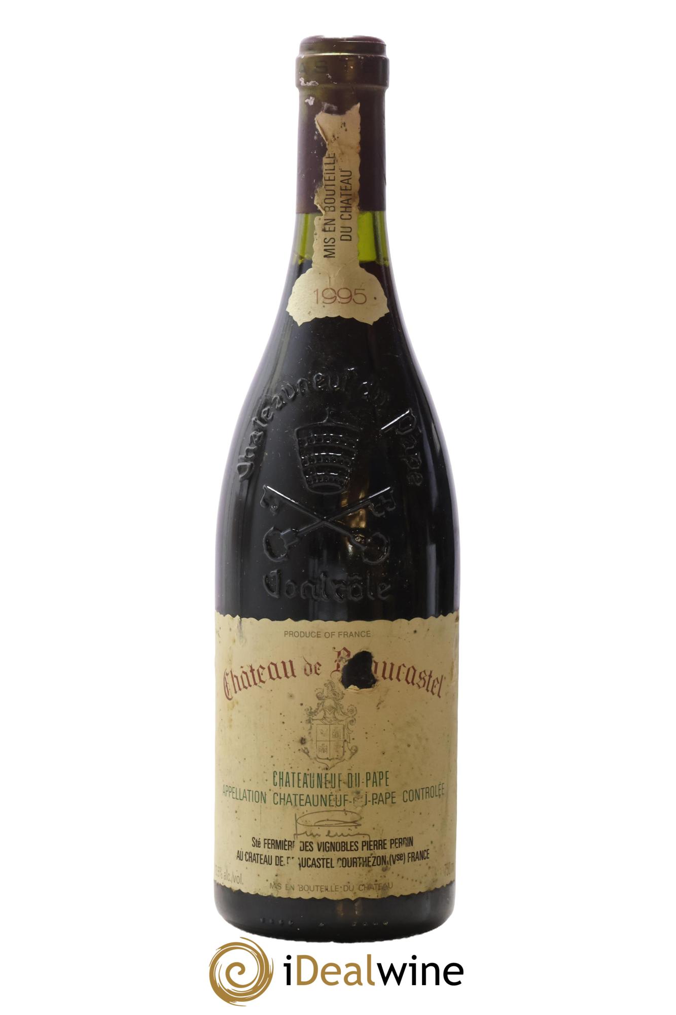 Châteauneuf-du-Pape Château de Beaucastel Famille Perrin 1995 - Lot of 1 bottle - 0