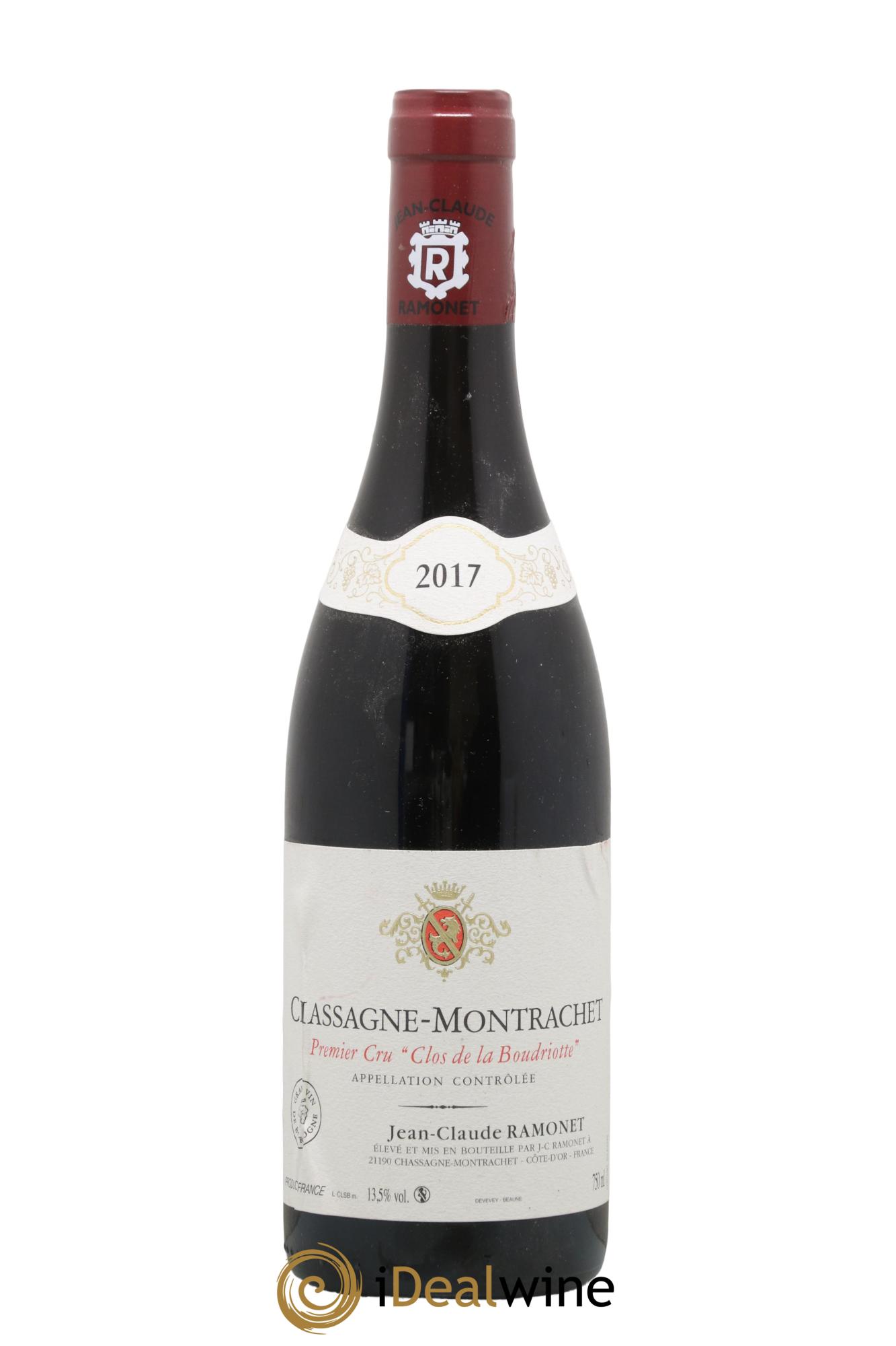 Chassagne-Montrachet 1er Cru Clos de la Boudriotte Ramonet (Domaine) 2017 - Lot de 1 bouteille - 0