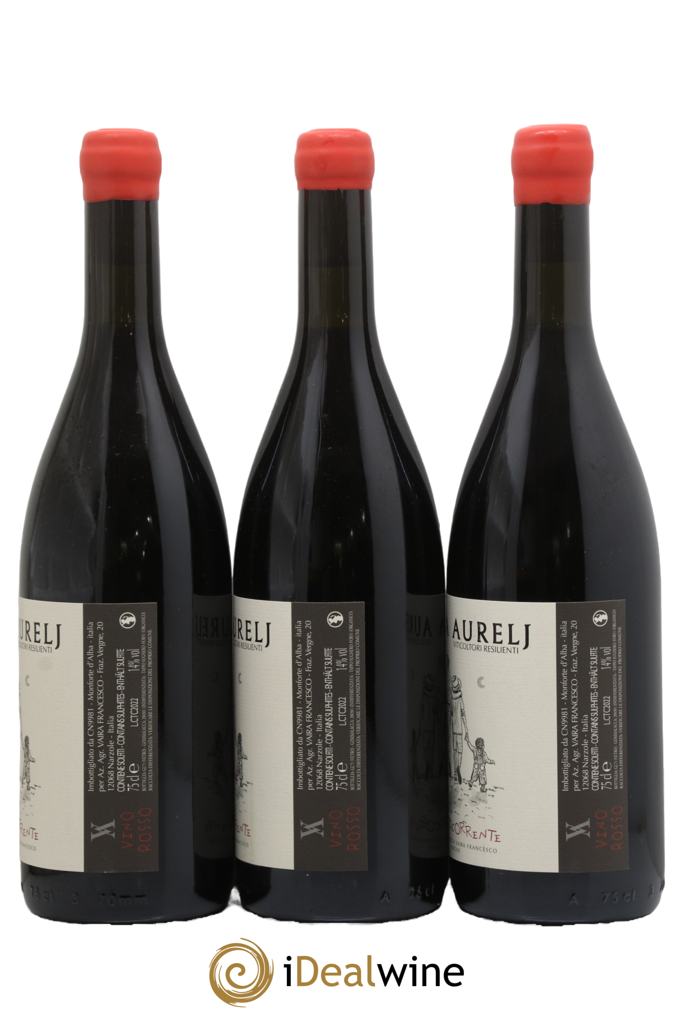 Italie Controcorrente Vaira AurelJ 2022 - Lot of 3 bottles - 1
