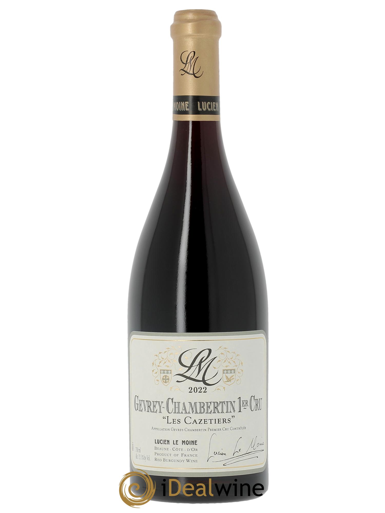 Gevrey-Chambertin 1er Cru Les Cazetiers  Lucien Le Moine  2022 - Posten von 1 Flasche - 0