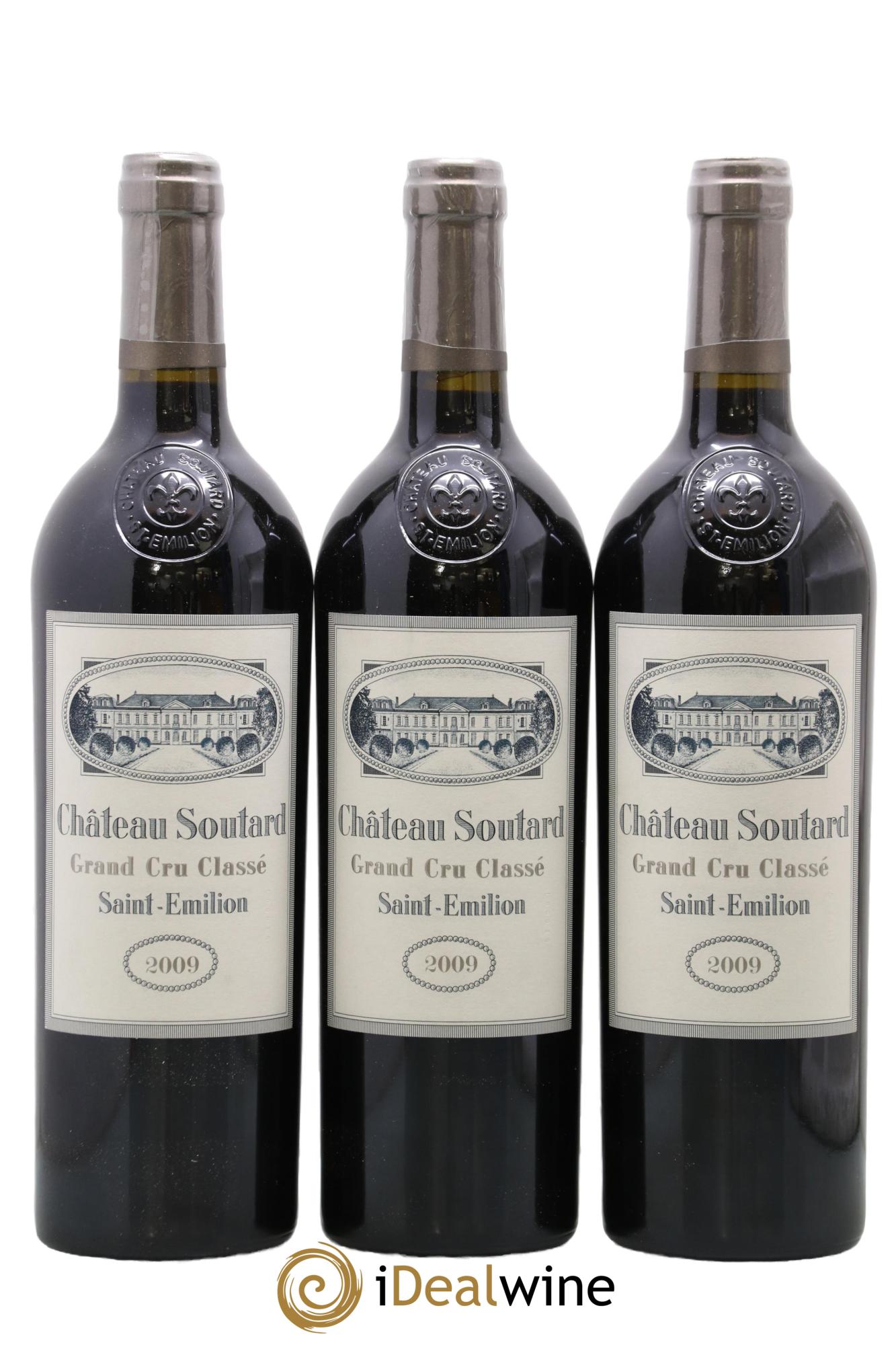 Château Soutard Grand Cru Classé 2009 - Lot of 3 bottles - 0