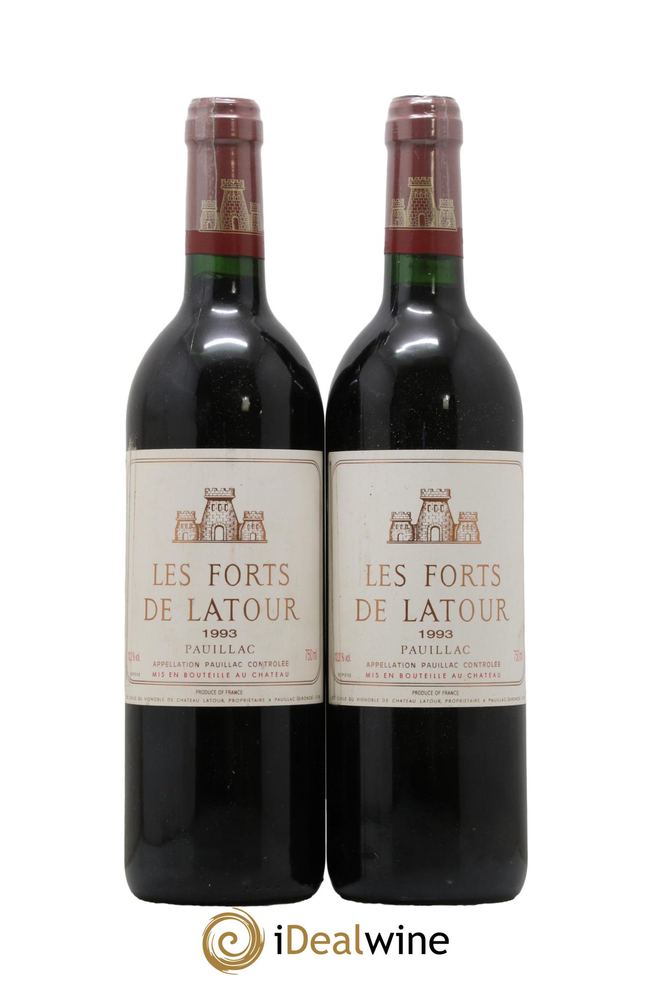 Les Forts de Latour Second Vin 1993 - Lot de 2 bouteilles - 0