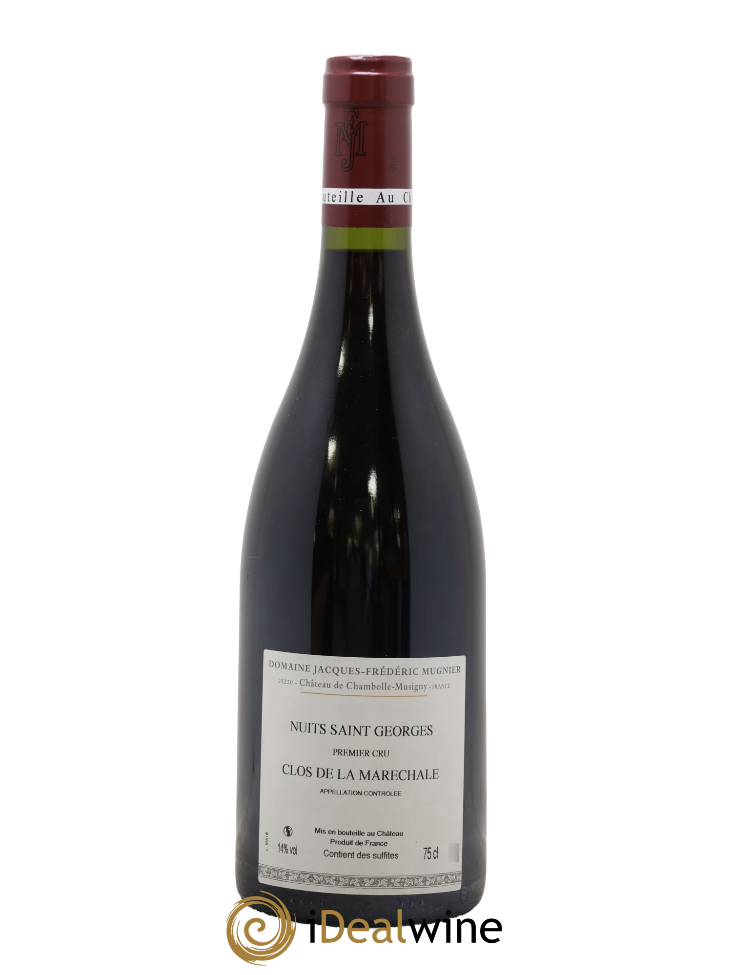 Nuits-Saint-Georges 1er Cru Clos de La Maréchale Jacques-Frédéric Mugnier 2016 - Lot de 1 bouteille - 1