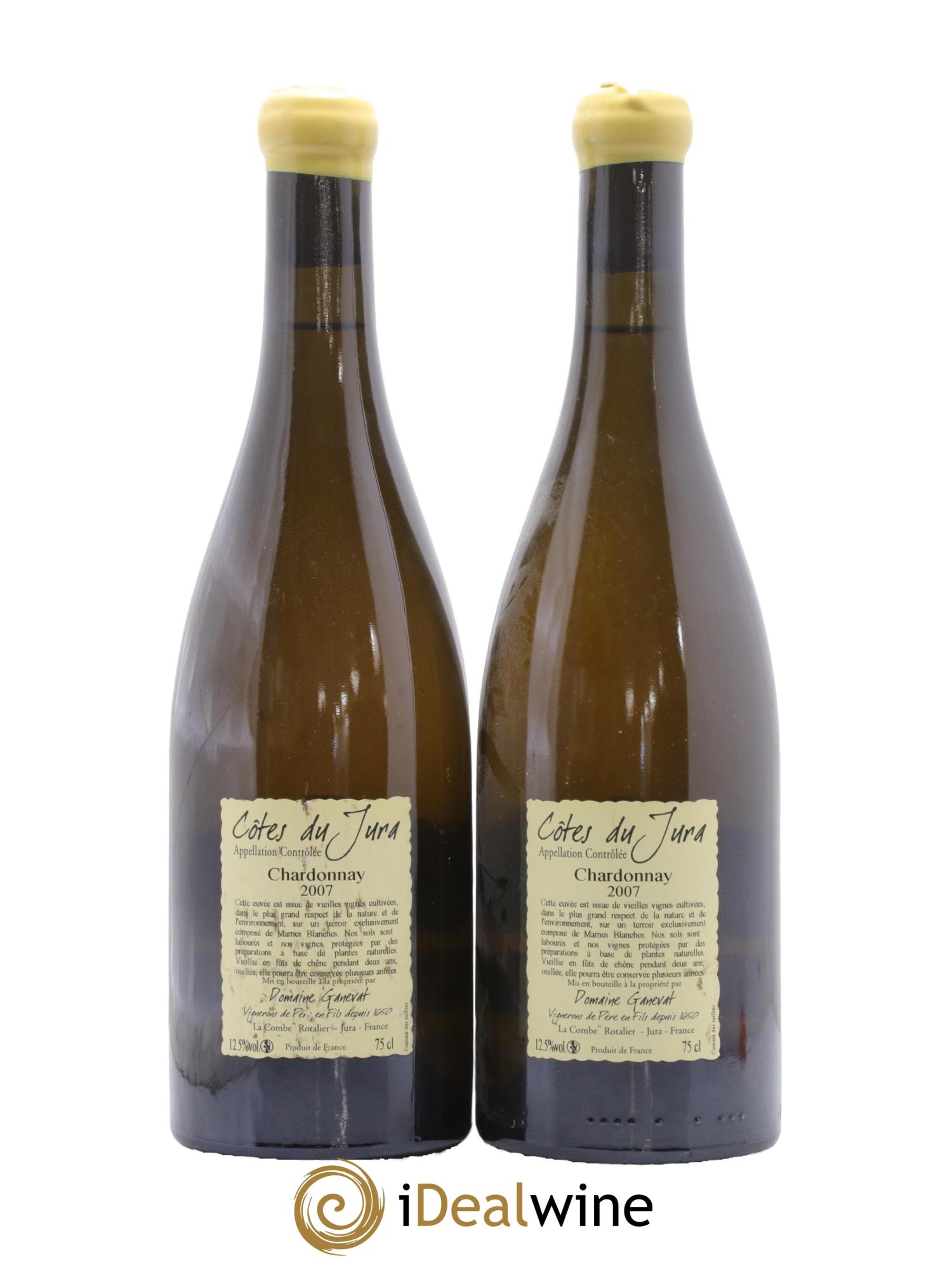 Côtes du Jura Les Grands Teppes Vieilles Vignes Jean-François Ganevat (Domaine) 2007 - Lot de 2 bouteilles - 1