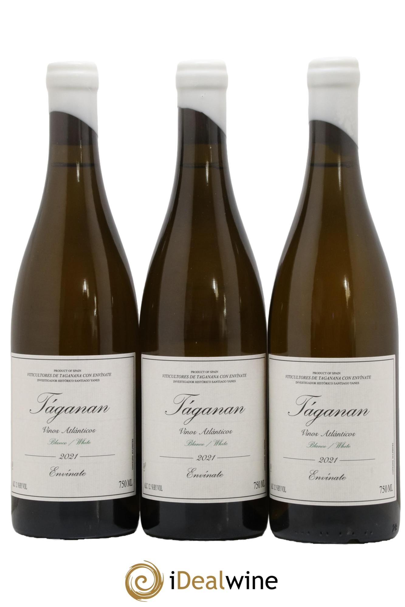 Vinos Atlántico Táganan Blanco Envinate 2021 - Lot of 3 bottles - 0