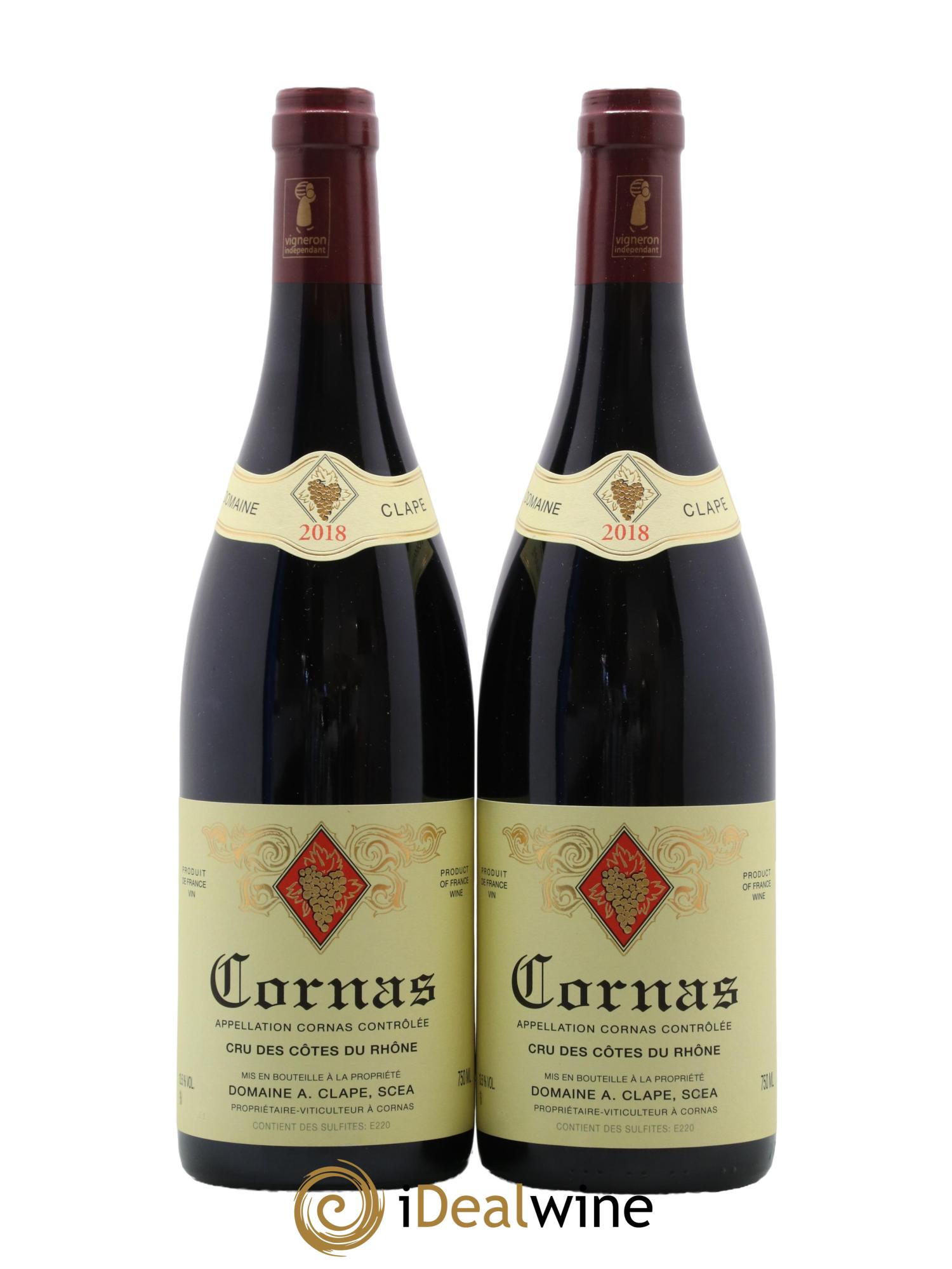 Cornas Auguste Clape 2018 - Posten von 2 Flaschen - 0