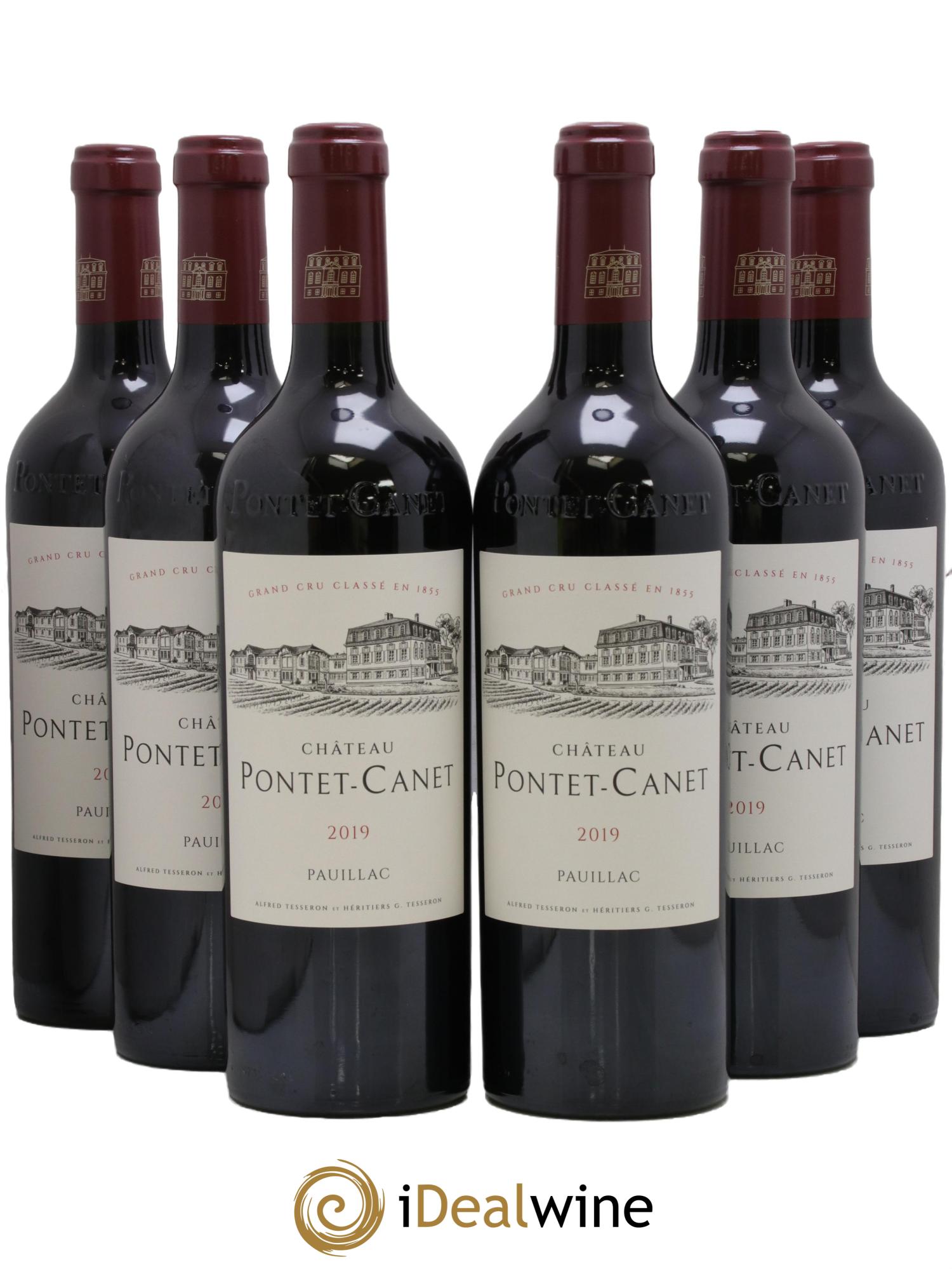 Château Pontet Canet 5ème Grand Cru Classé  2019 - Lot de 6 bouteilles - 0