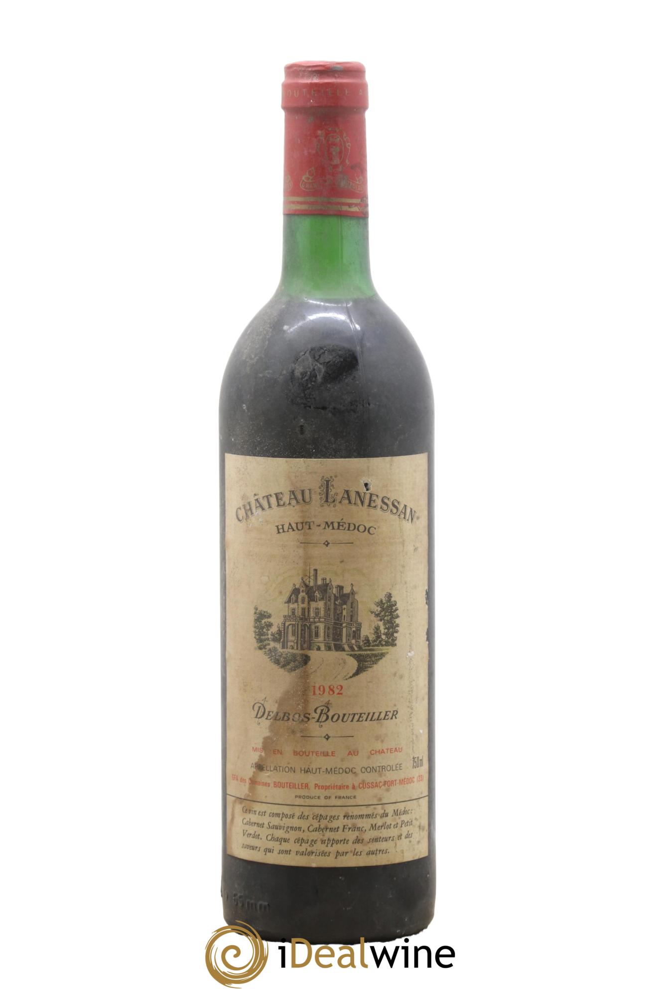 Château Lanessan Cru Bourgeois 1982 - Lot de 1 bouteille - 0