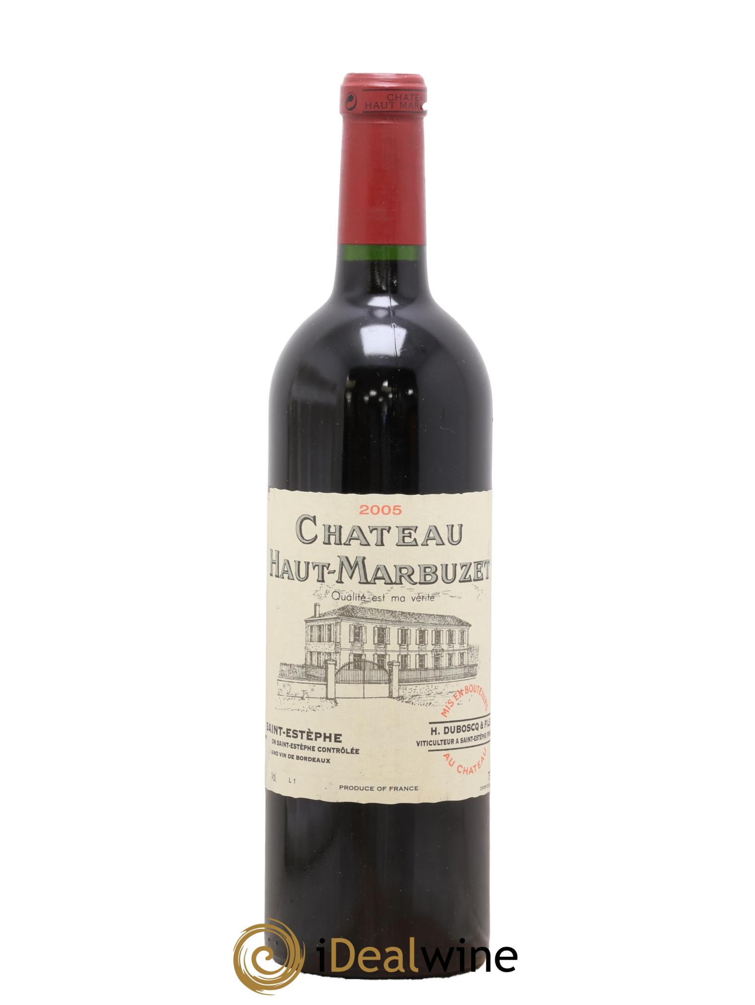 Château Haut Marbuzet 2005 - Lot de 1 bouteille - 0