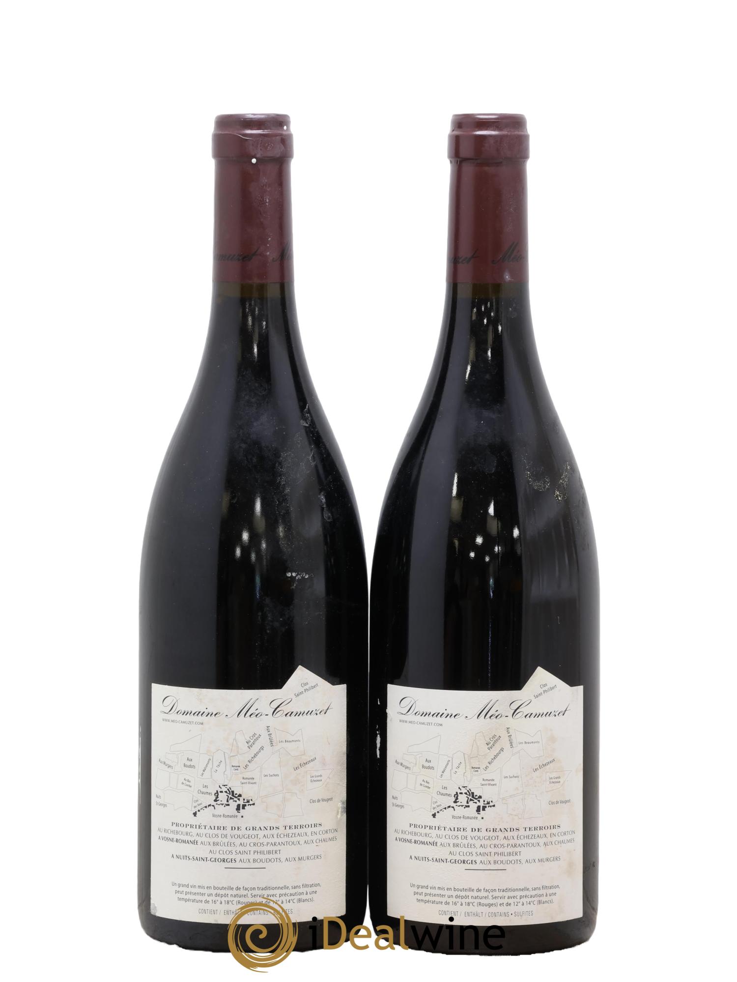 Vosne-Romanée 1er Cru Aux Brûlées Méo-Camuzet (Domaine) 2010 - Lot of 2 bottles - 1