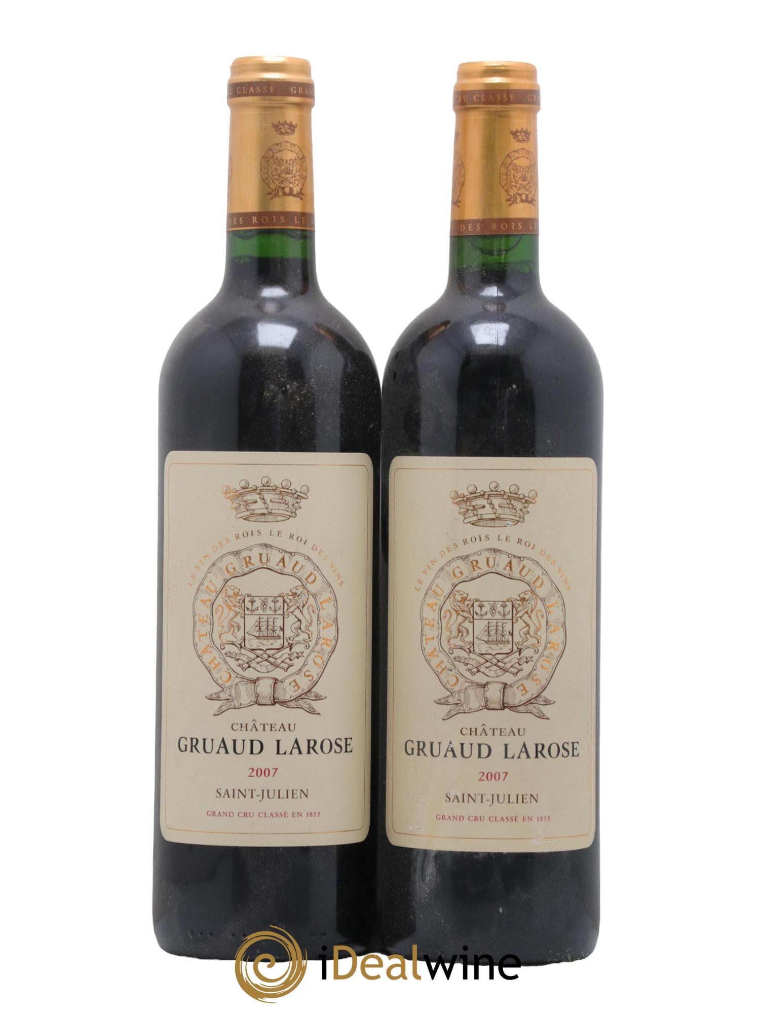 Château Gruaud Larose 2ème Grand Cru Classé 2007 - Lot de 2 bouteilles - 0