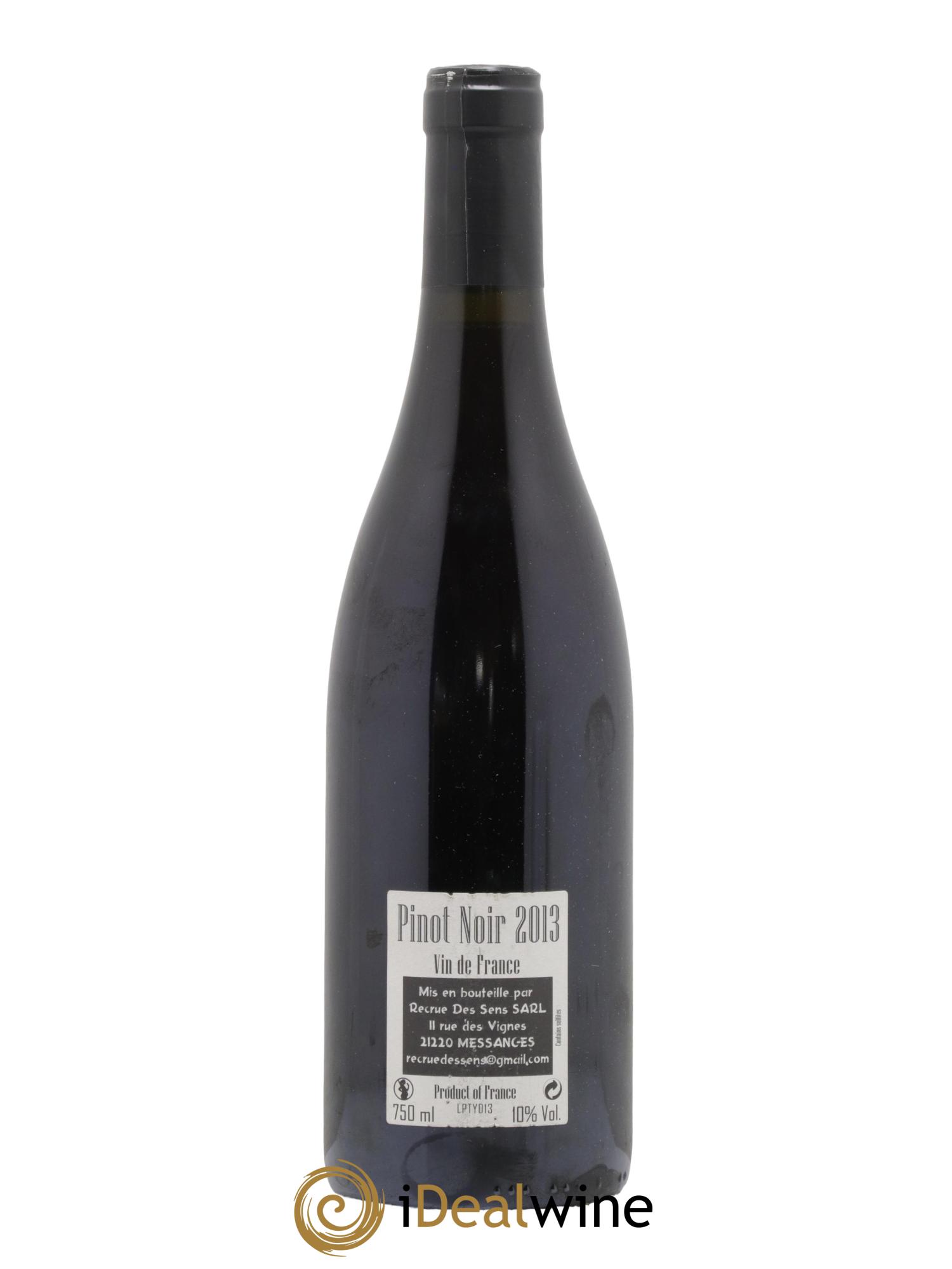 Vin de France Les Ponts Yann Durieux - Recrue des Sens 2013 - Lot de 1 bouteille - 1