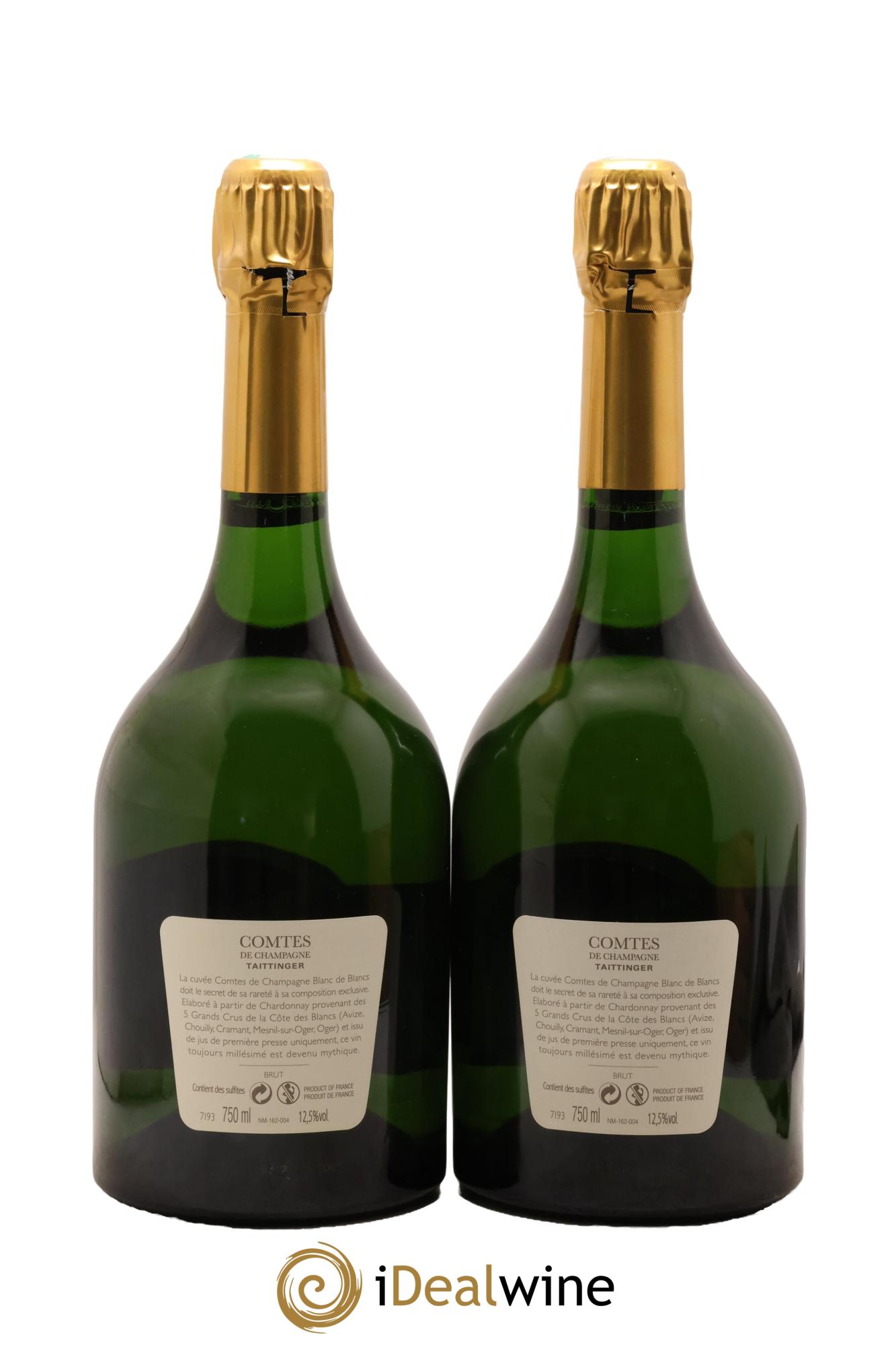 Comtes de Champagne Taittinger 2007 - Lot de 2 bouteilles - 1
