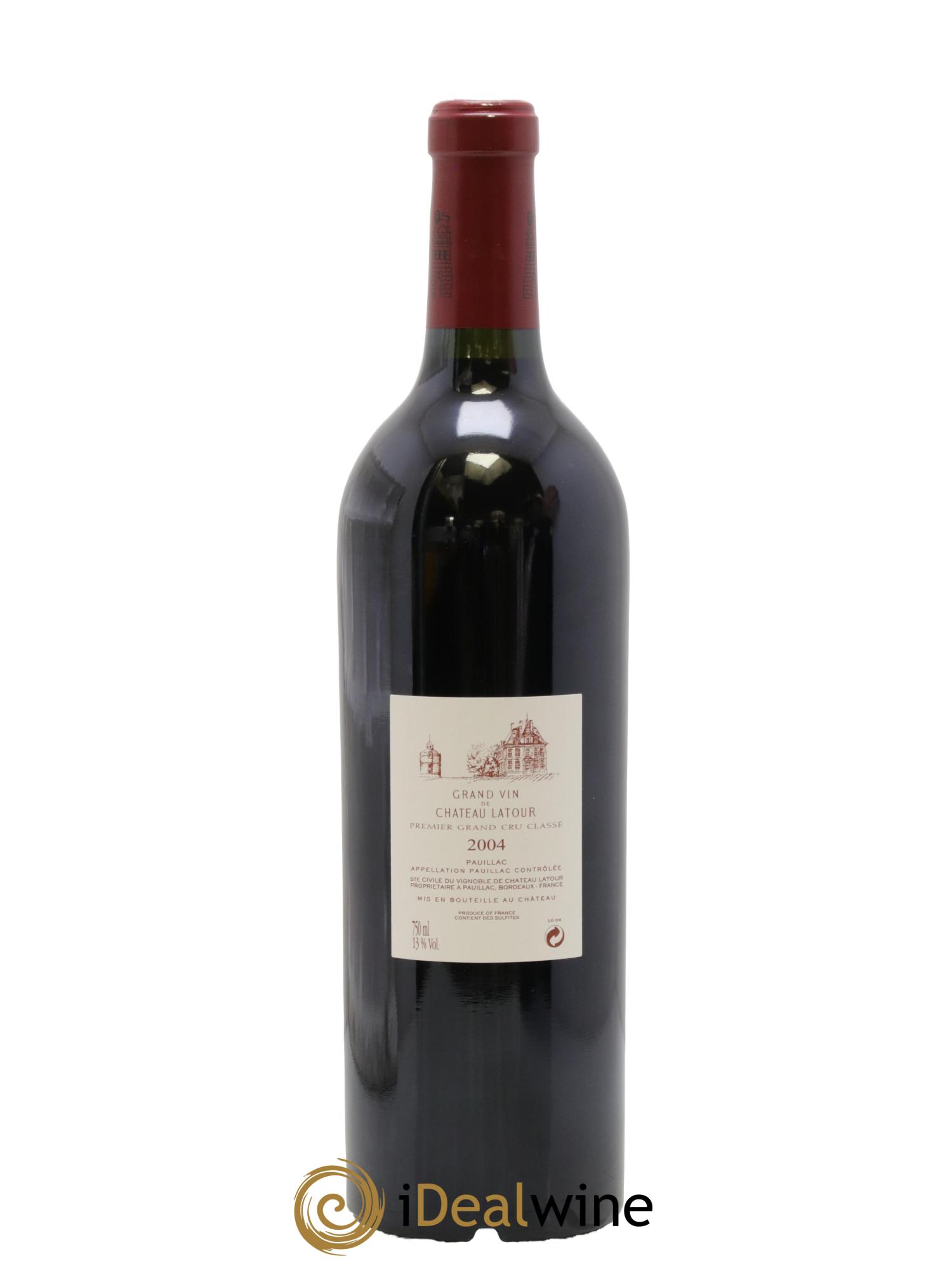 Château Latour 1er Grand Cru Classé 2004 - Lot de 1 bouteille - 1