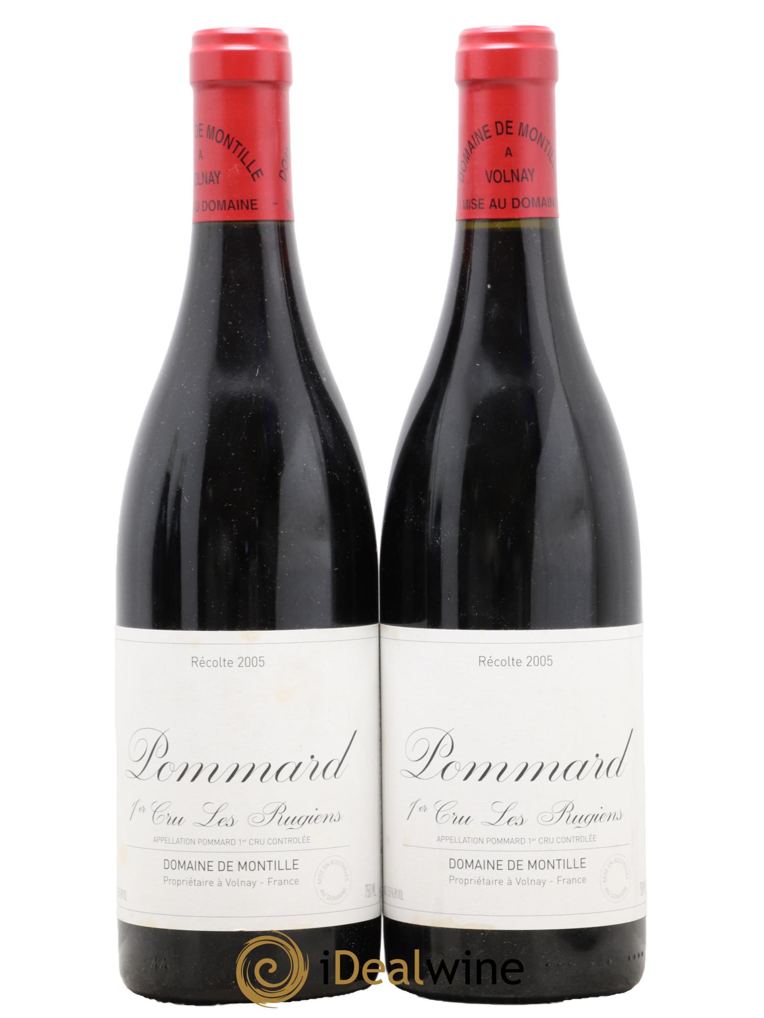 Pommard 1er Cru Les Rugiens De Montille (Domaine) 2005 - Lot de 2 bouteilles - 0