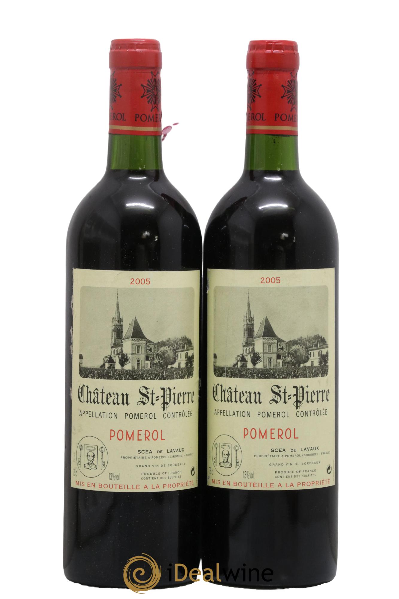 Château Saint-Pierre 2005 - Lot de 2 bouteilles - 0